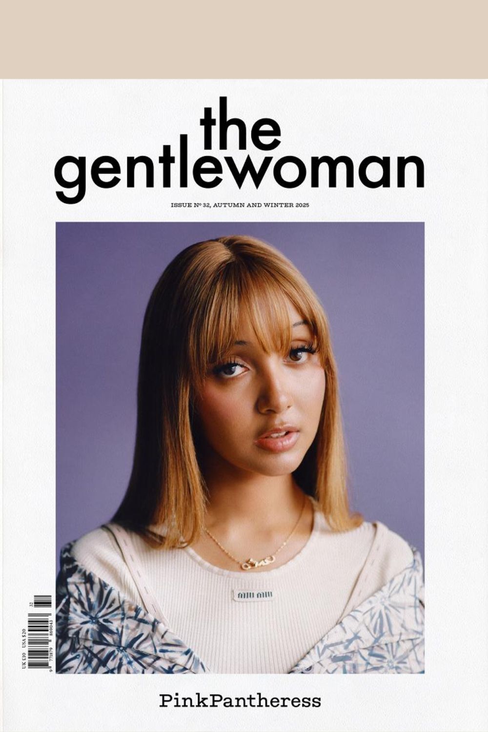 the gentlewoman Pink Pantheress Cover