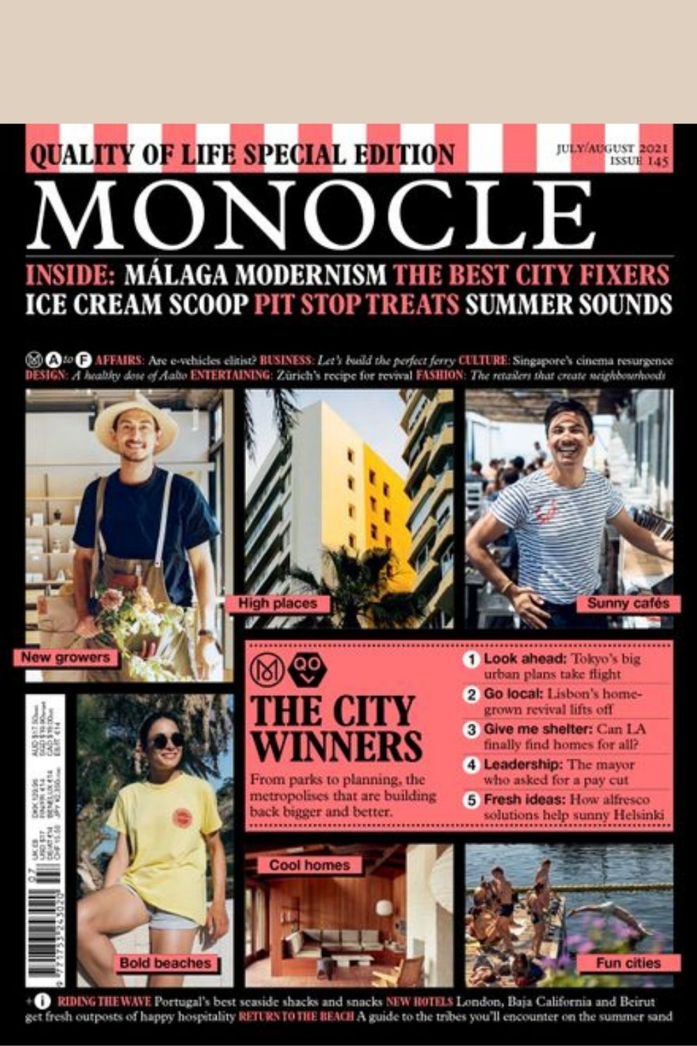 Front cover of Monocle magazine Issue 145