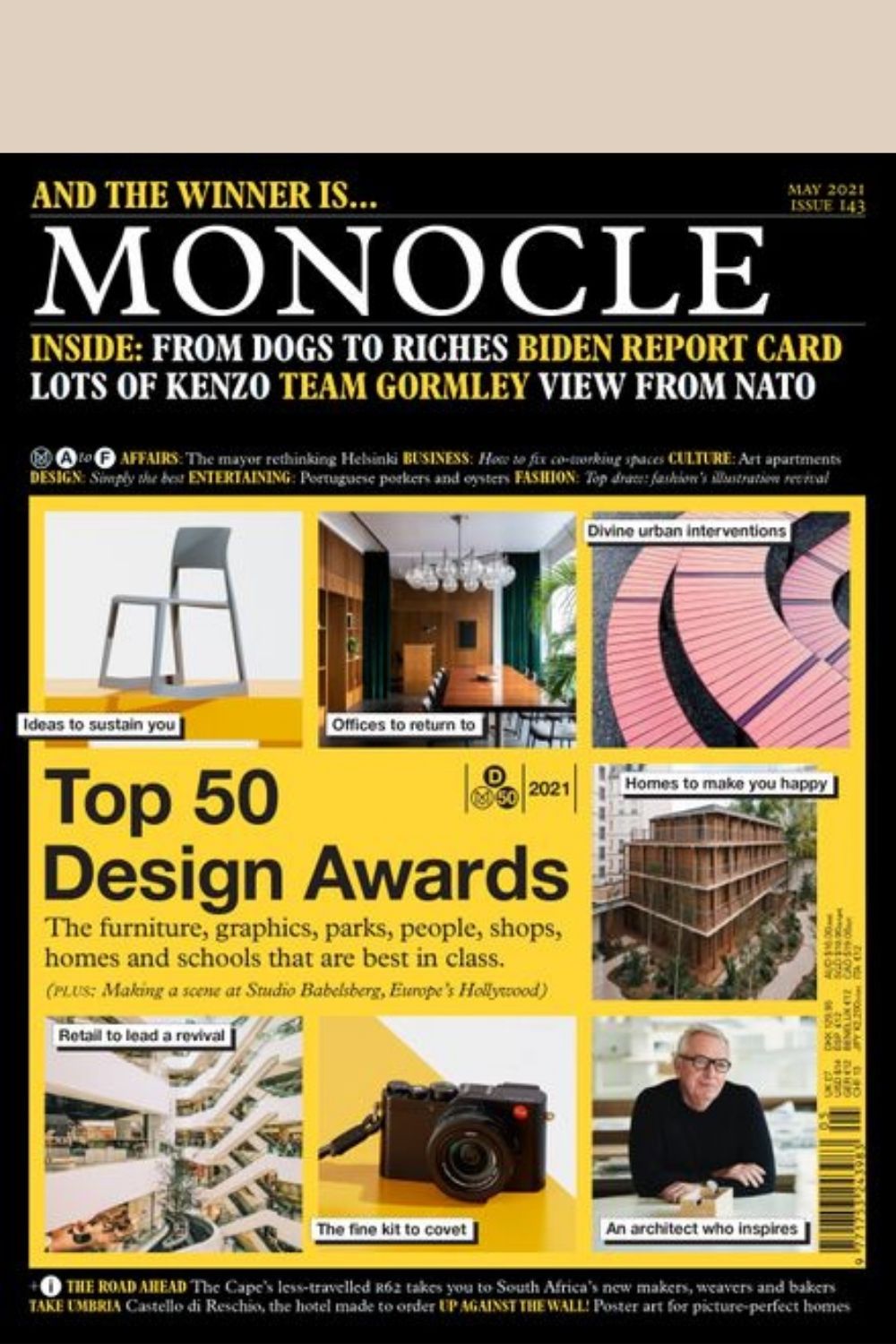 Front cover of Monocle magazine Issue 143