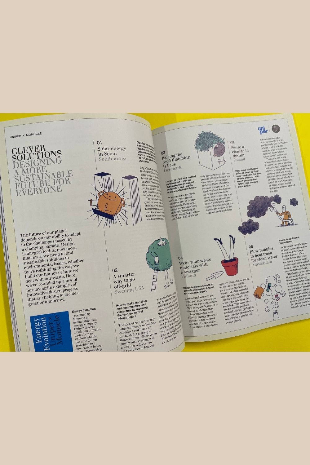 Inside issue 143 of Monocle Magazine - Design Solutions