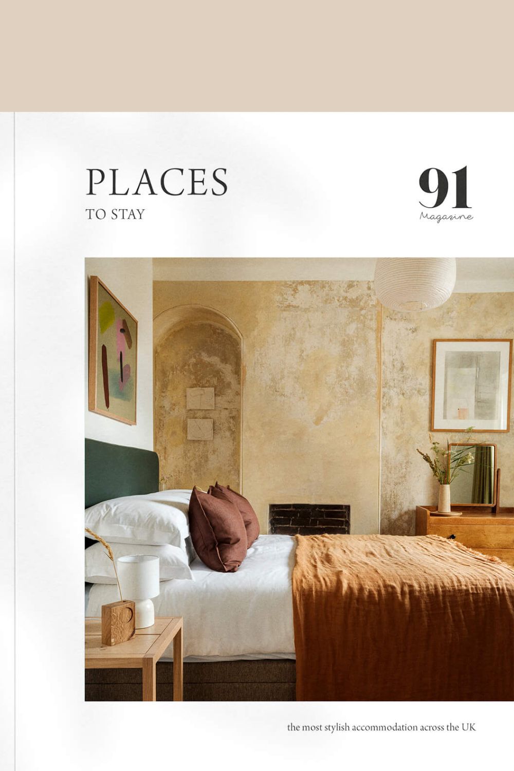 91 Magazine Places to Stay cover