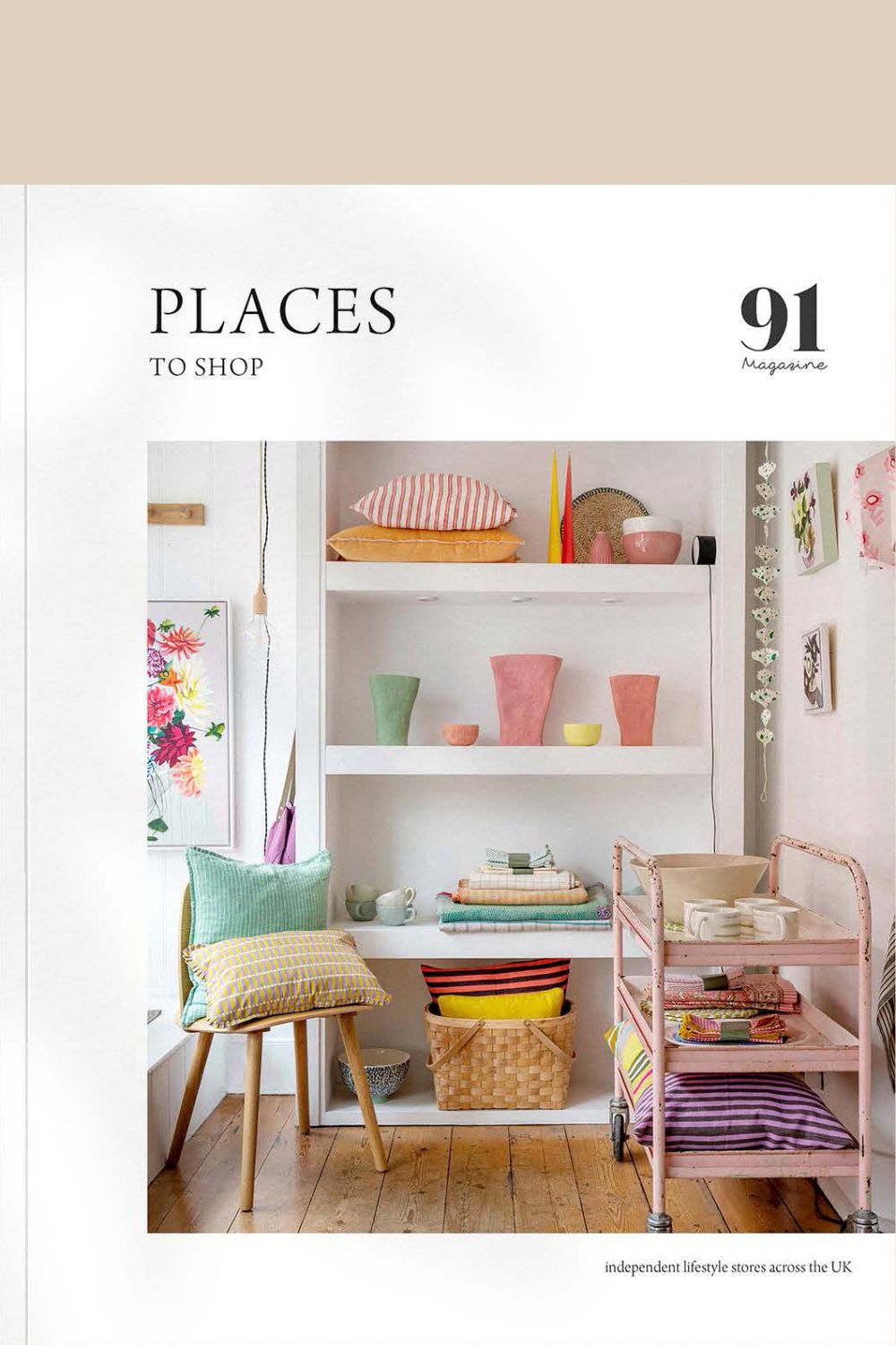 Places to Shop from 91 Magazine cover