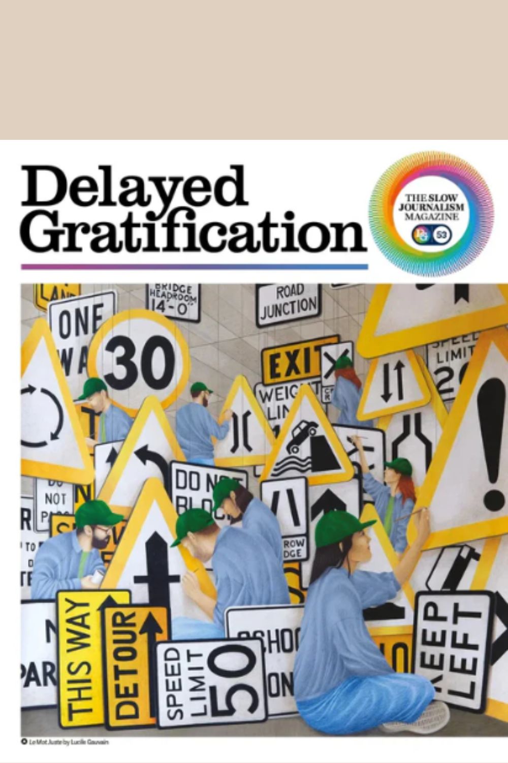 Delayed Gratification Issue 53 cover