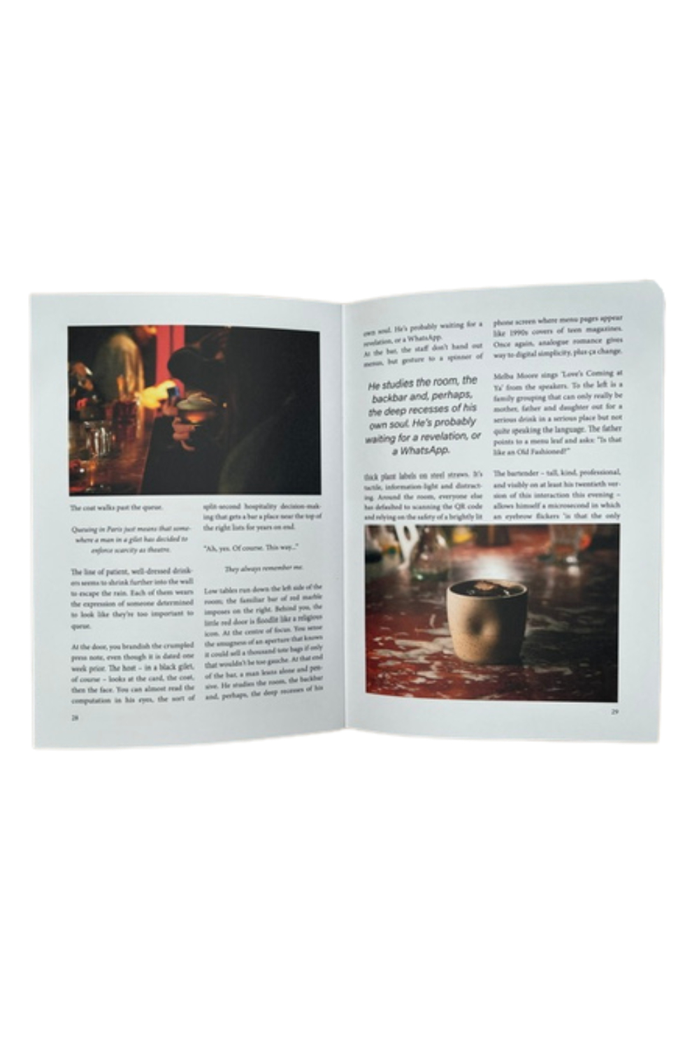 A Bar Tab: Four Corners in the Marais