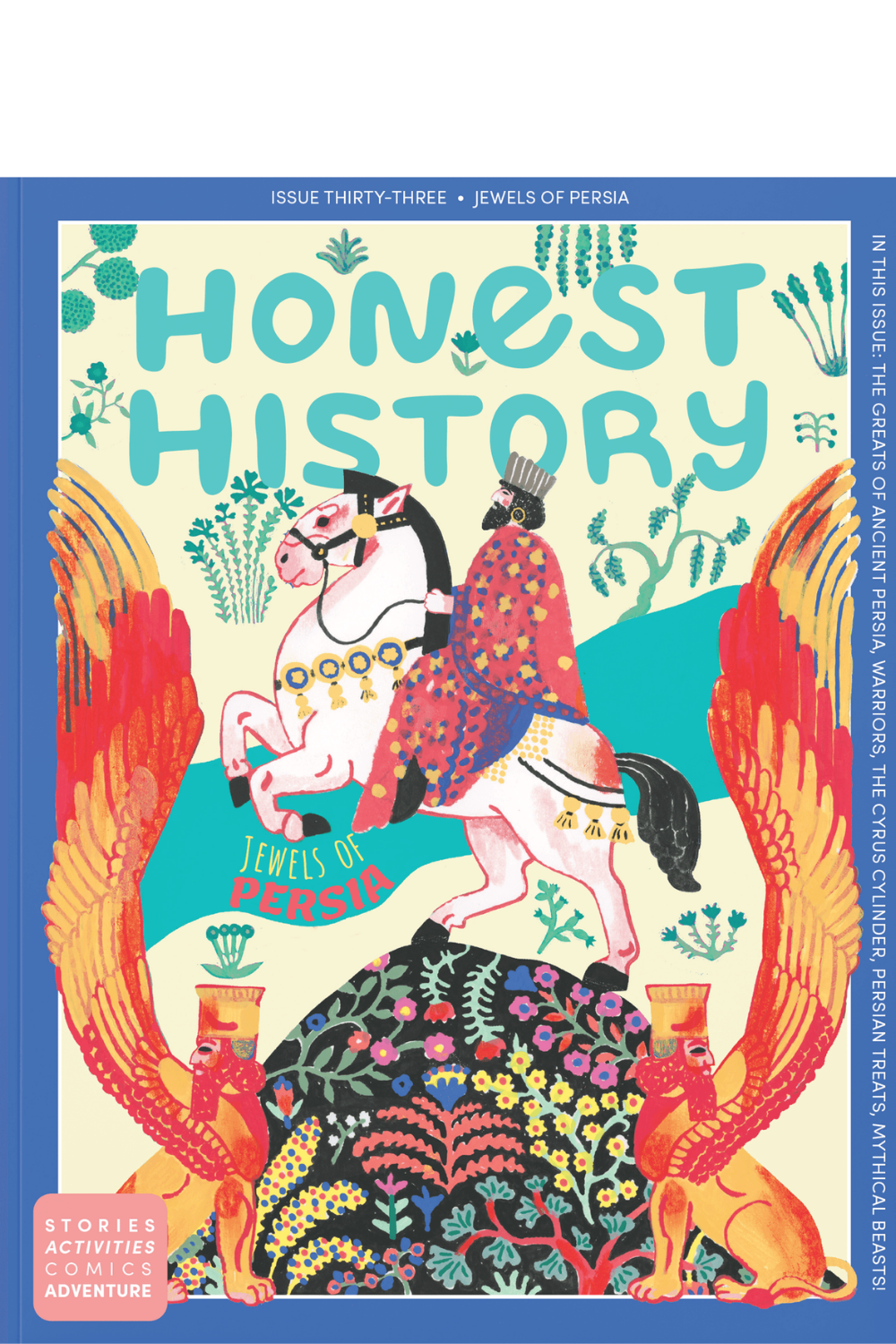 Cover of Honest History Issue 333, Jewels of Persia