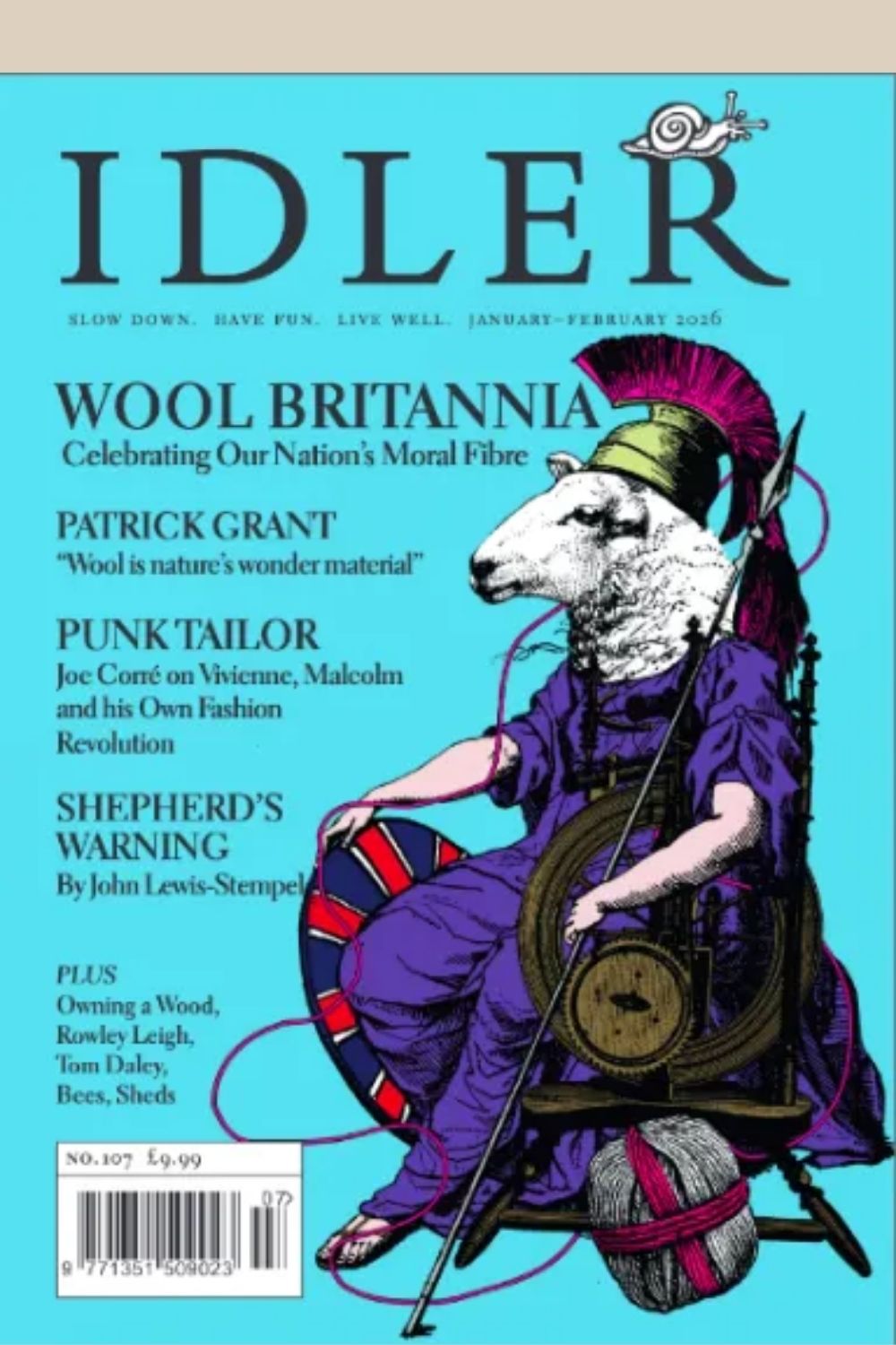 Cover of Idler 107, Wool Britania