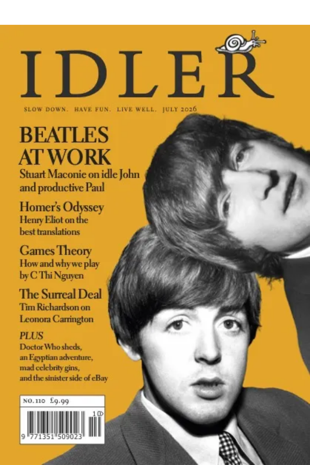 Cover of Idler 110 featuring The Beatles
