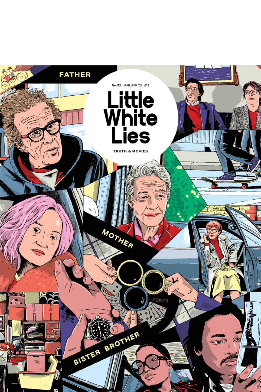 The cover of Little White Lies Issue 112