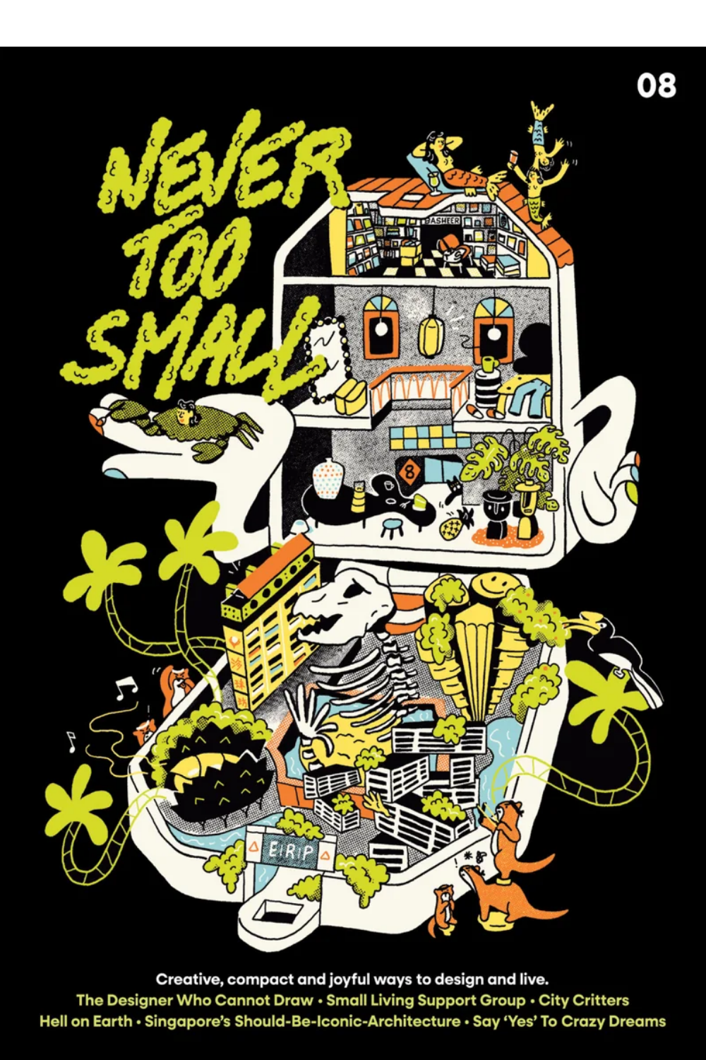Cover of Never Too Small issue 8