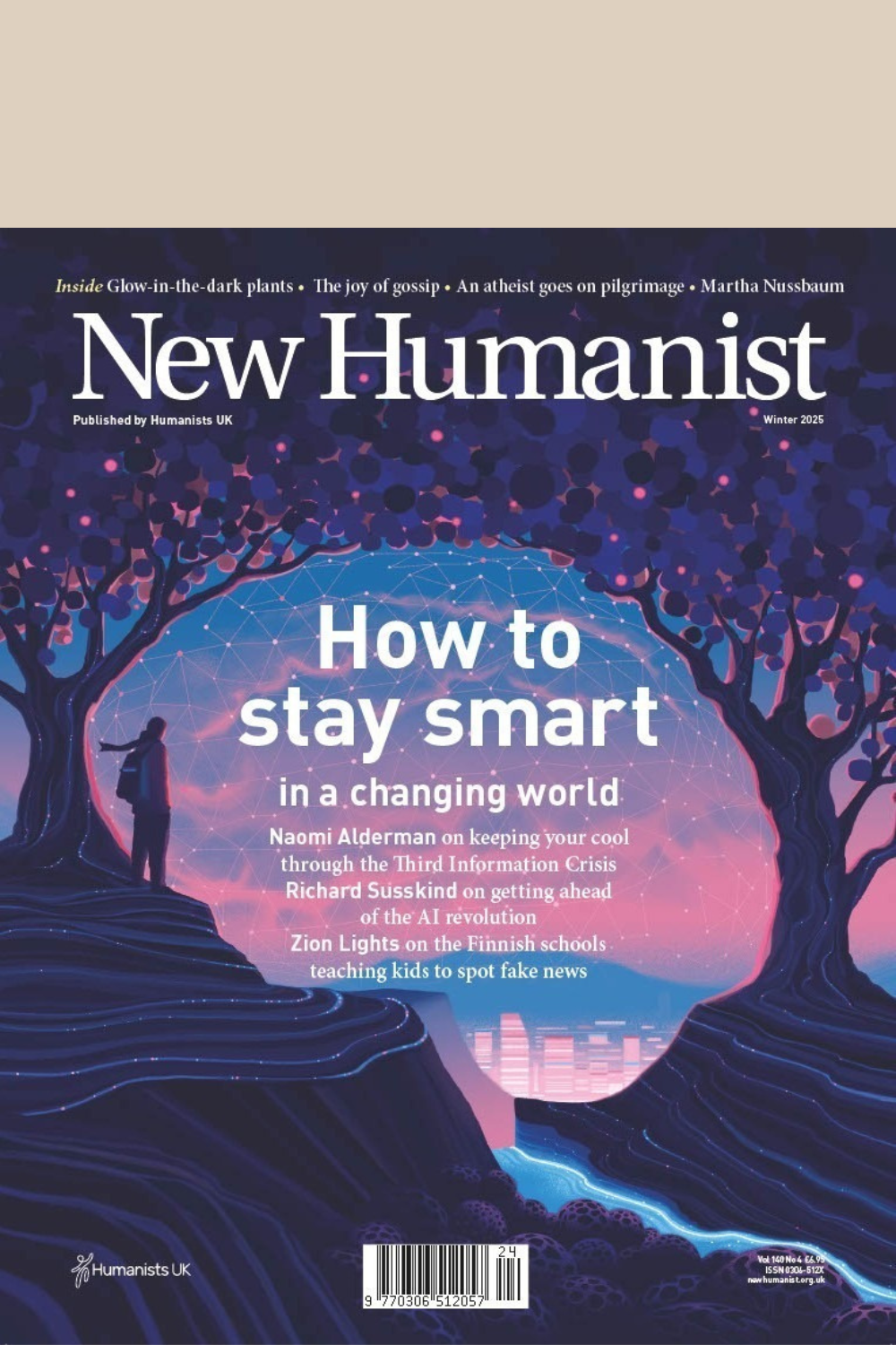 Cover of New Humanist magazine, Winter 2025 issue