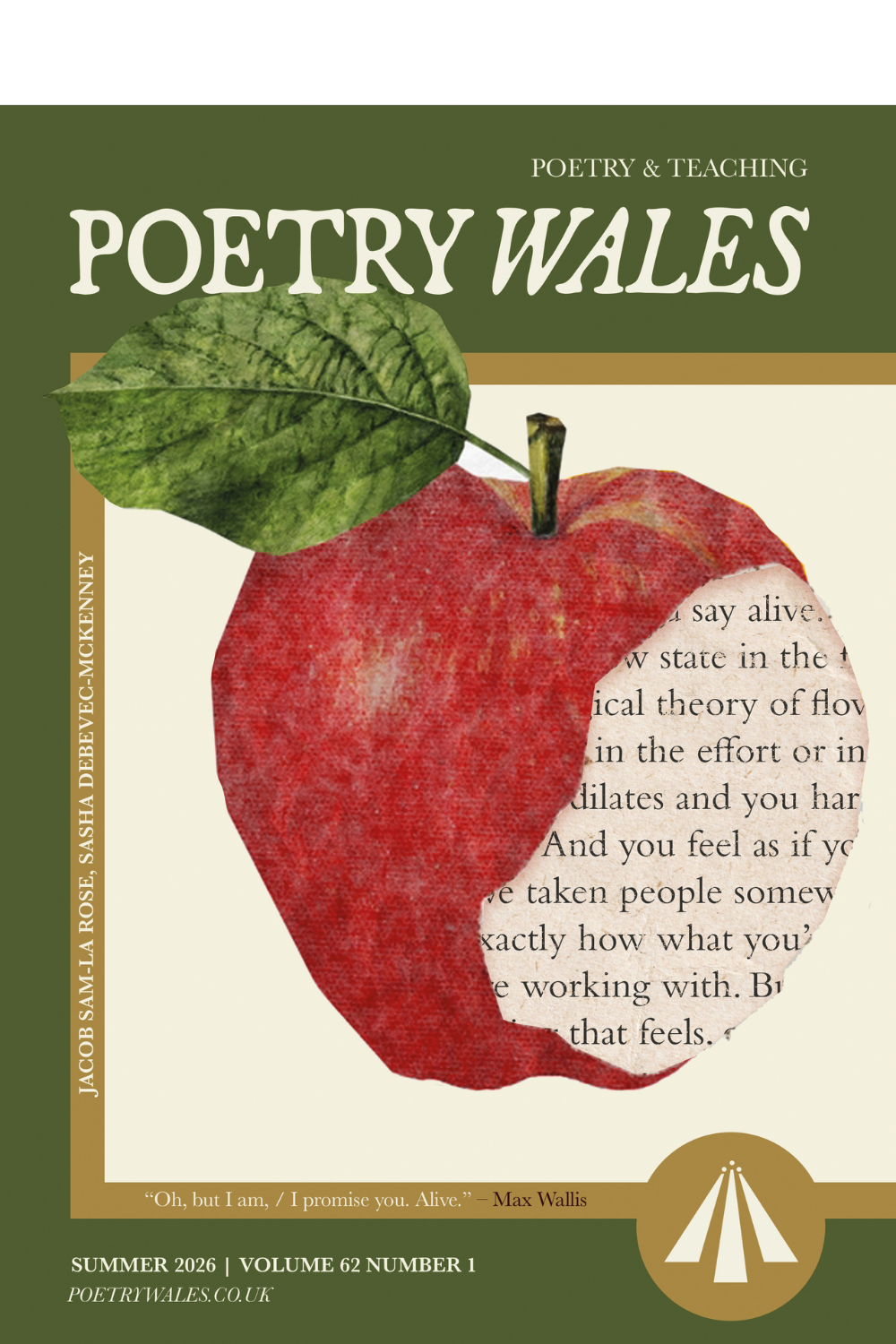 Cover of Poetry Wales Summer 2026