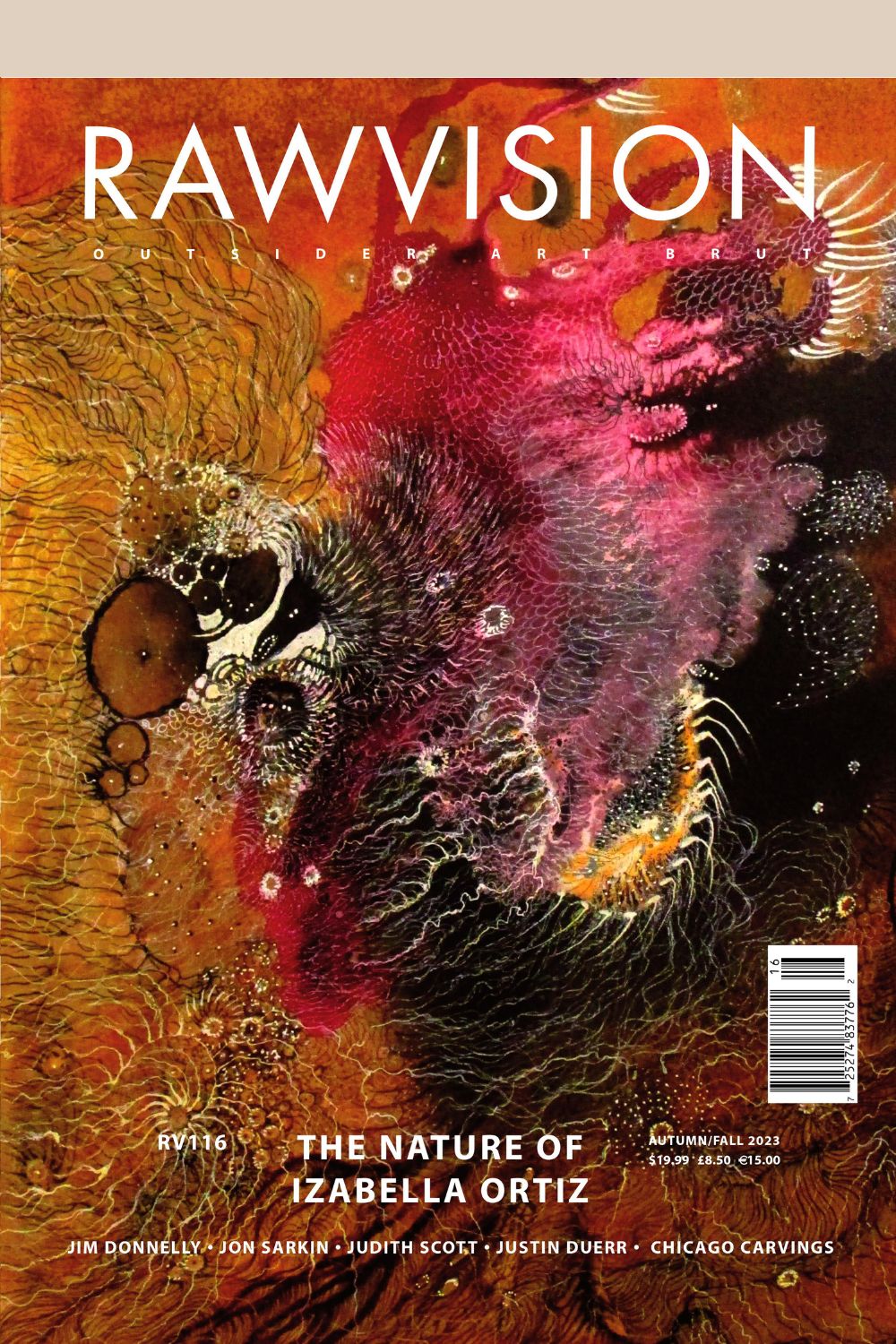 Raw Vision Magazine cover - Issue 116