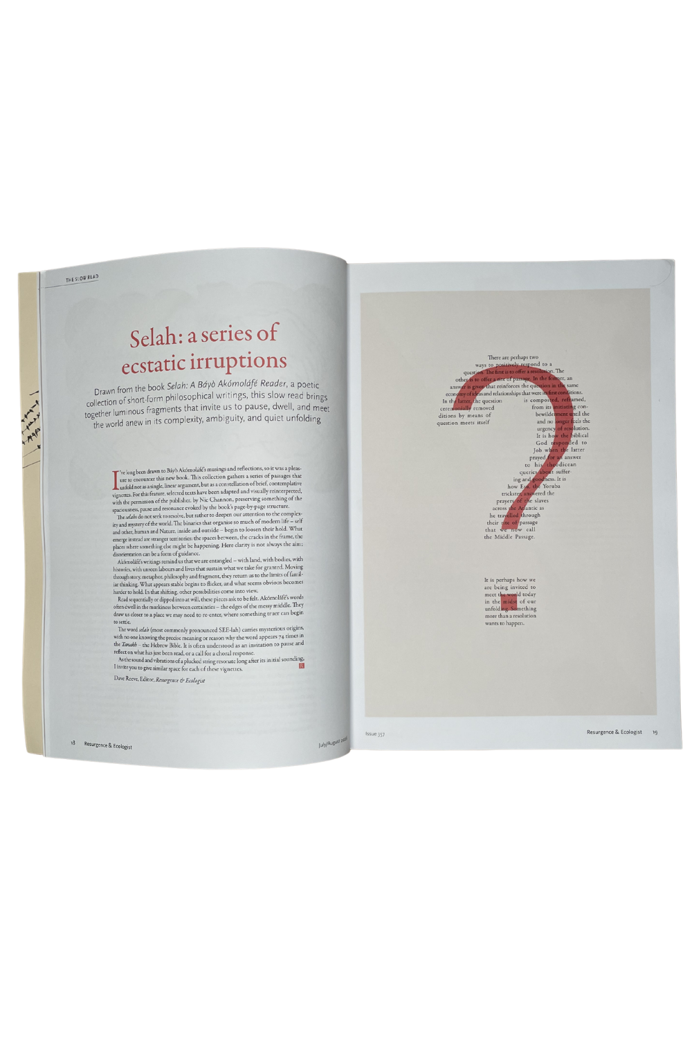 Resurgence & Ecologist Issue 357
