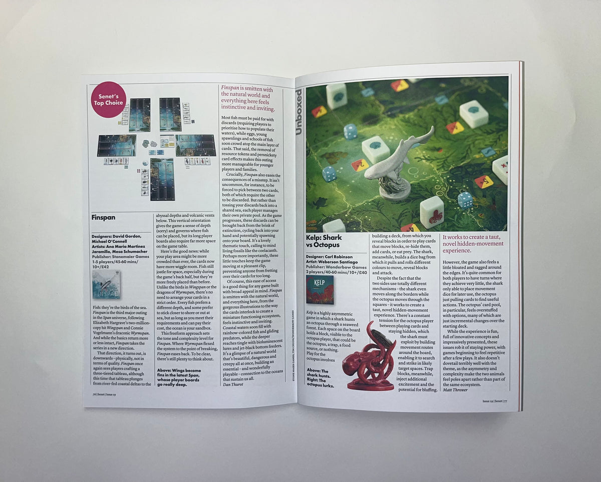 Senet, Issue19, Boardgames are Beautiful