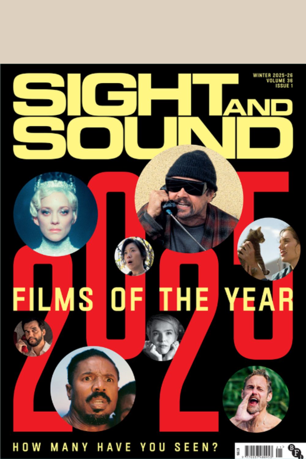 Cover of Sight and Sound Films of the Year 2025