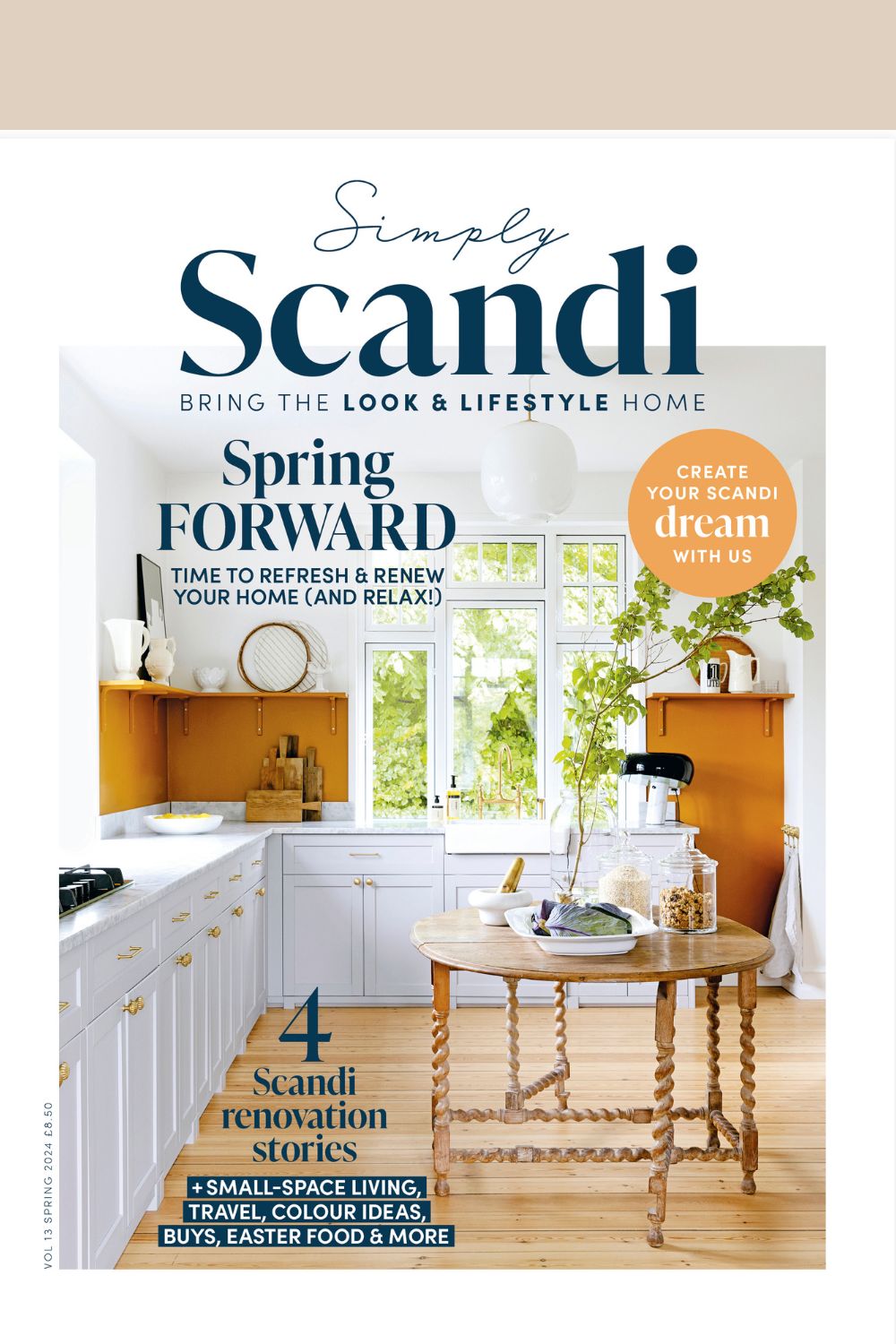 Simply Scandi Spring 2024 magazine cover