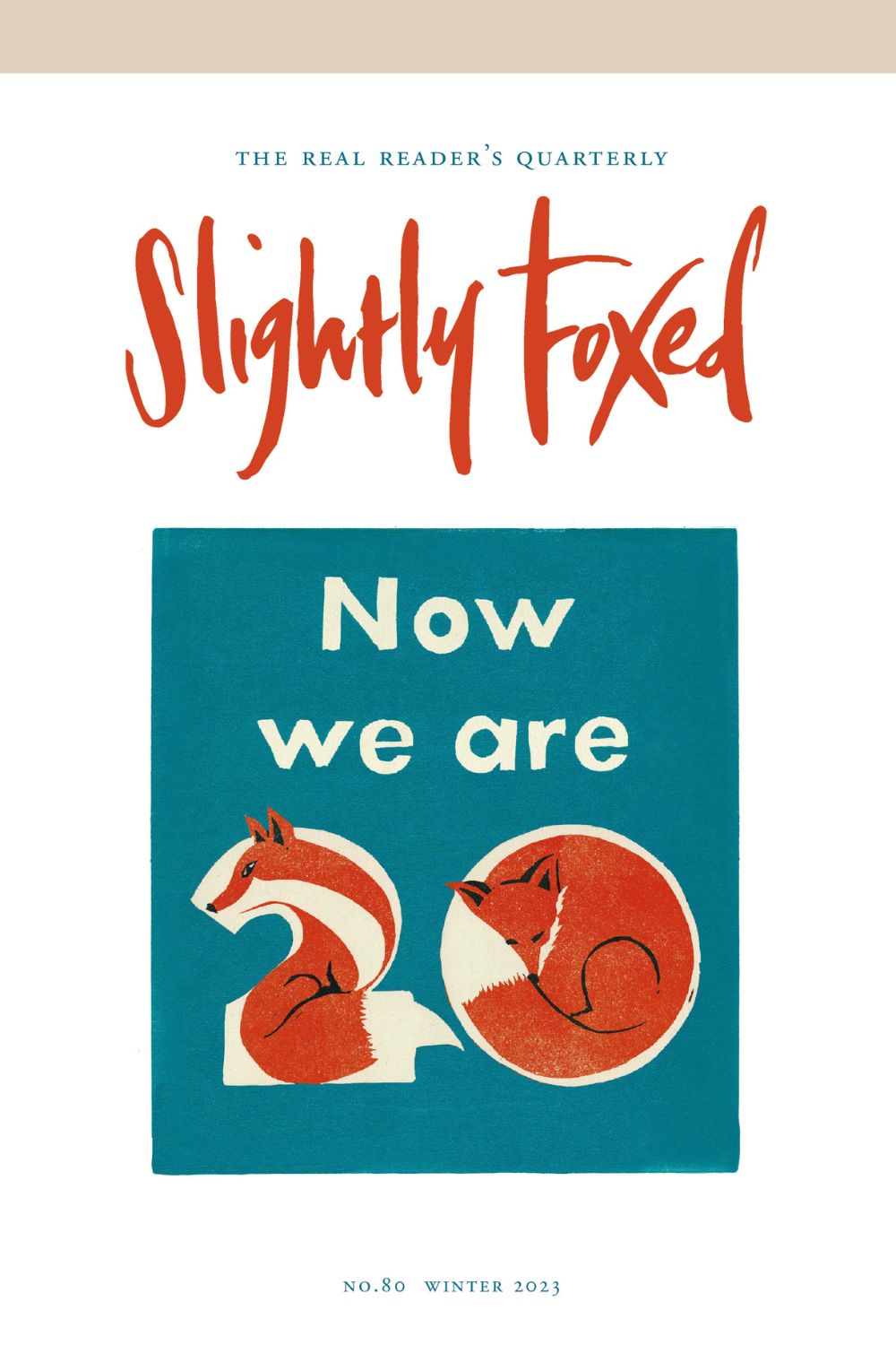 Slightly Foxed magazine cover issue 80