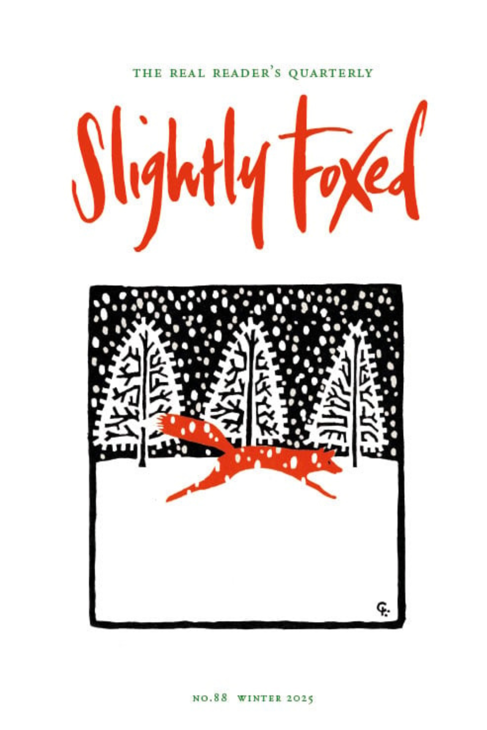 Cover of Slightly Foxed issue 88