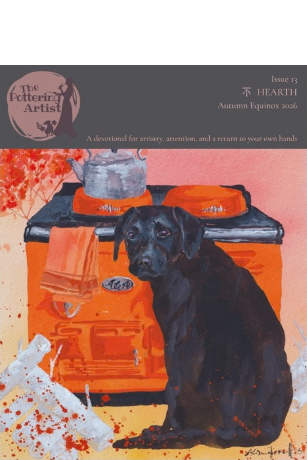 The Pottering Artist 13 Cover