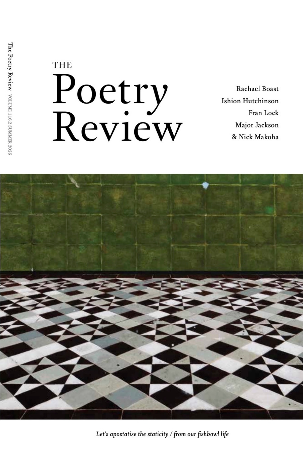 The Poetry Review Summer 2026 Cover