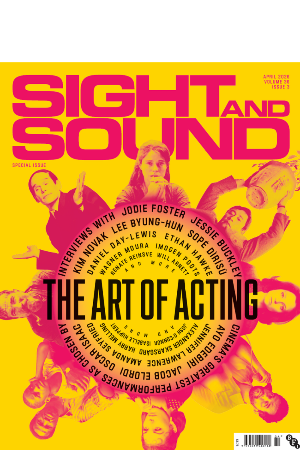 Cover of Sight and Sound, The Art of Acting