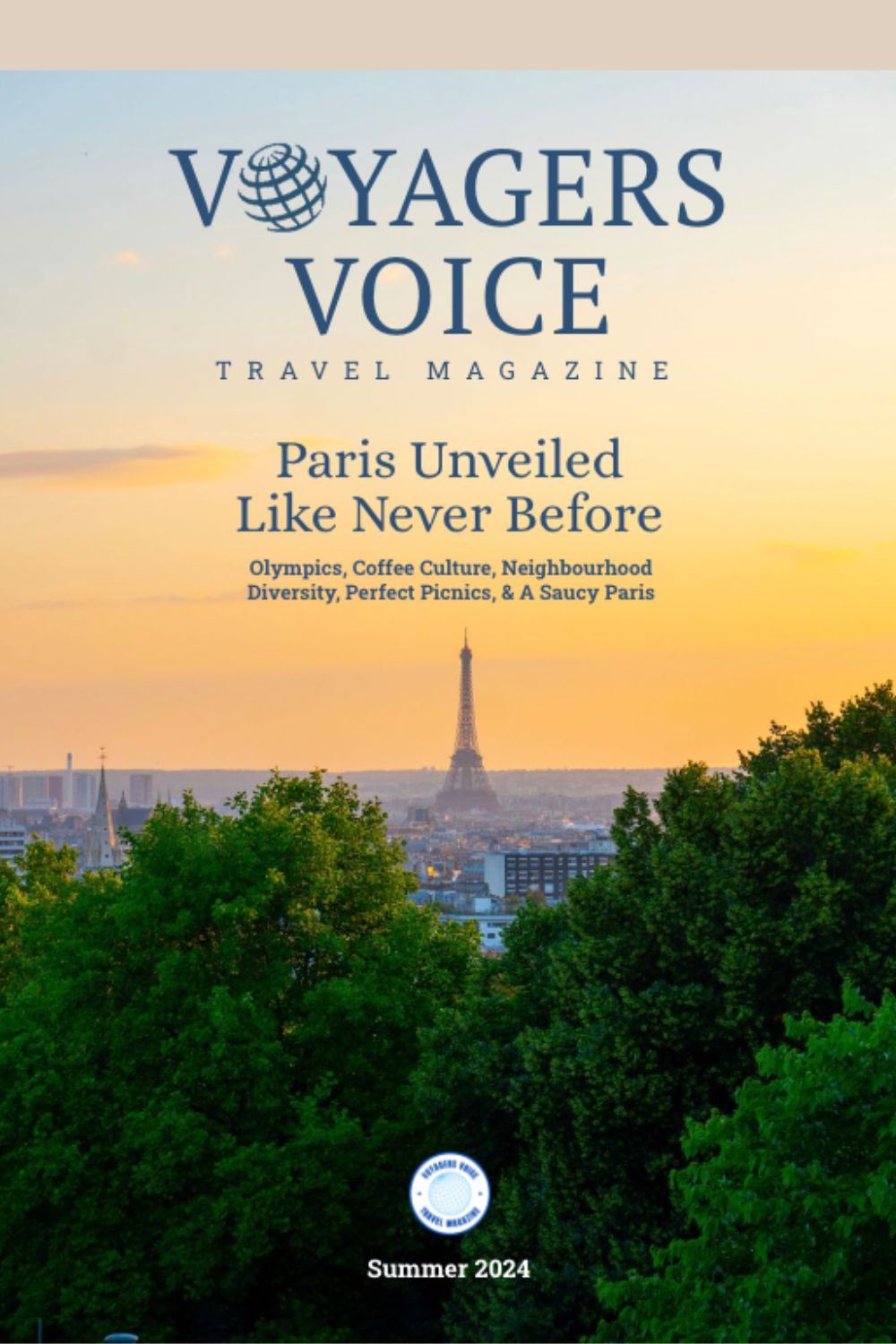 Voyager's Voice Paris issue cover