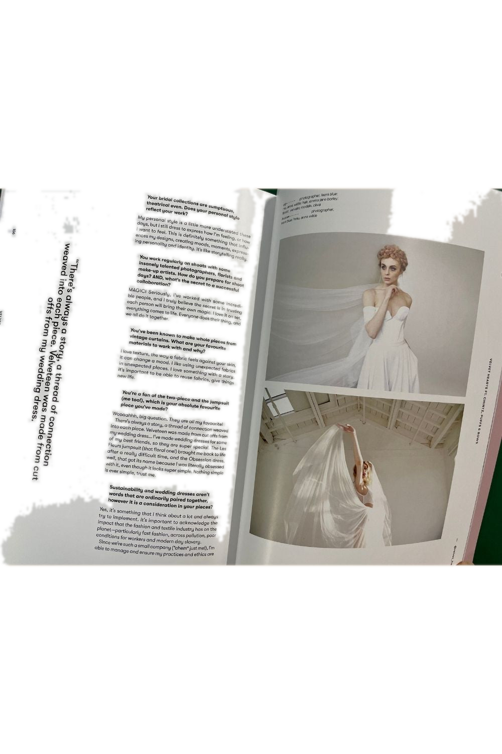 Inside issue 2 of Delicate Rebellion magazine