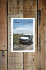 Fields & Stations Issue 7 cover (car on the side of a country road)