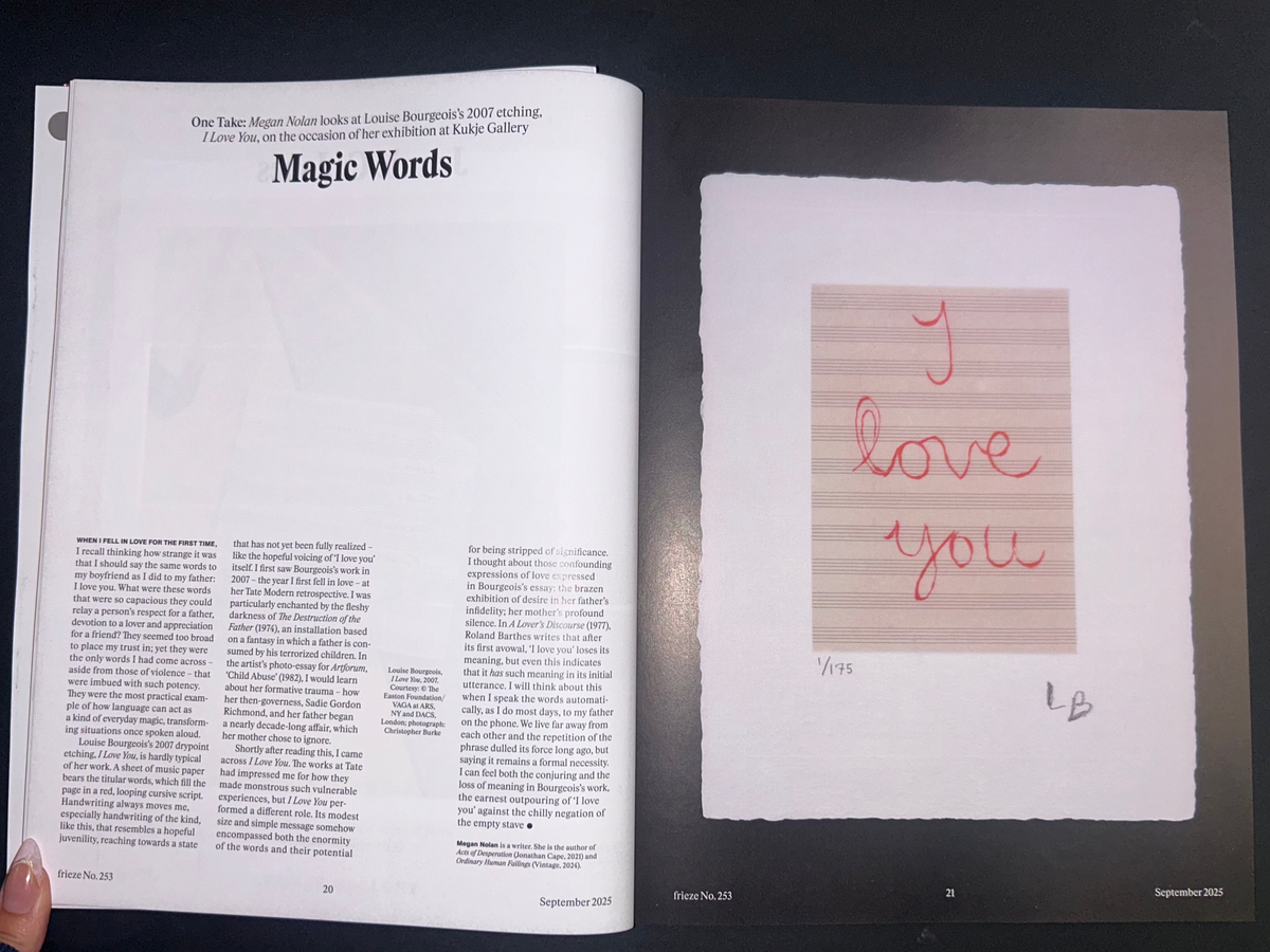 Frieze, issue 253