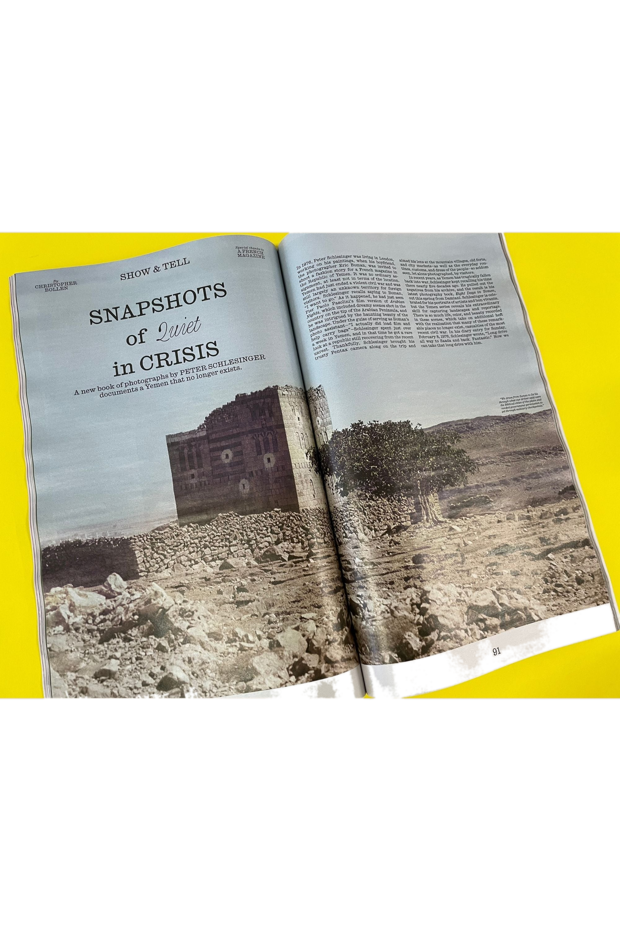 nterview Magazine Issue 535 Yemen Photostory