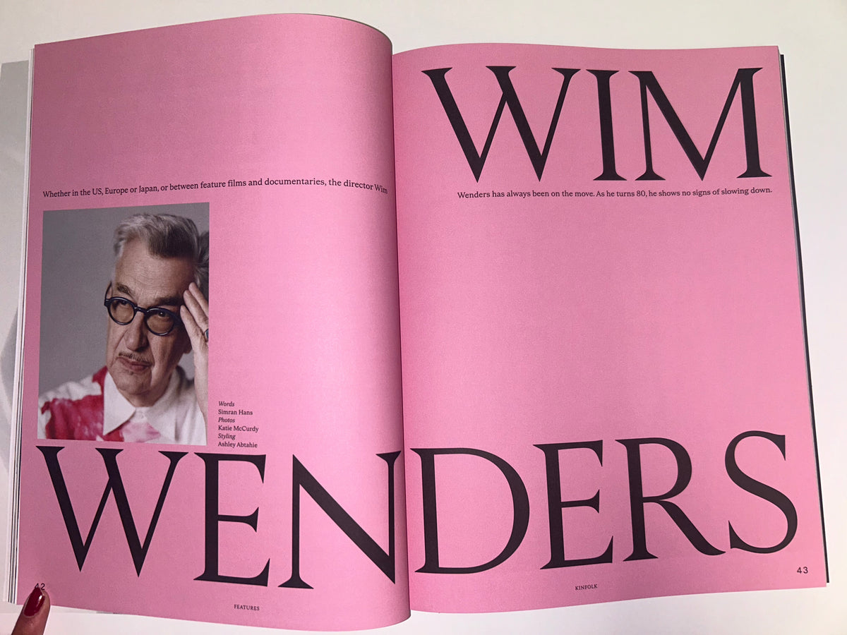 Kinfolk, Issue 56, Wim Wenders, California