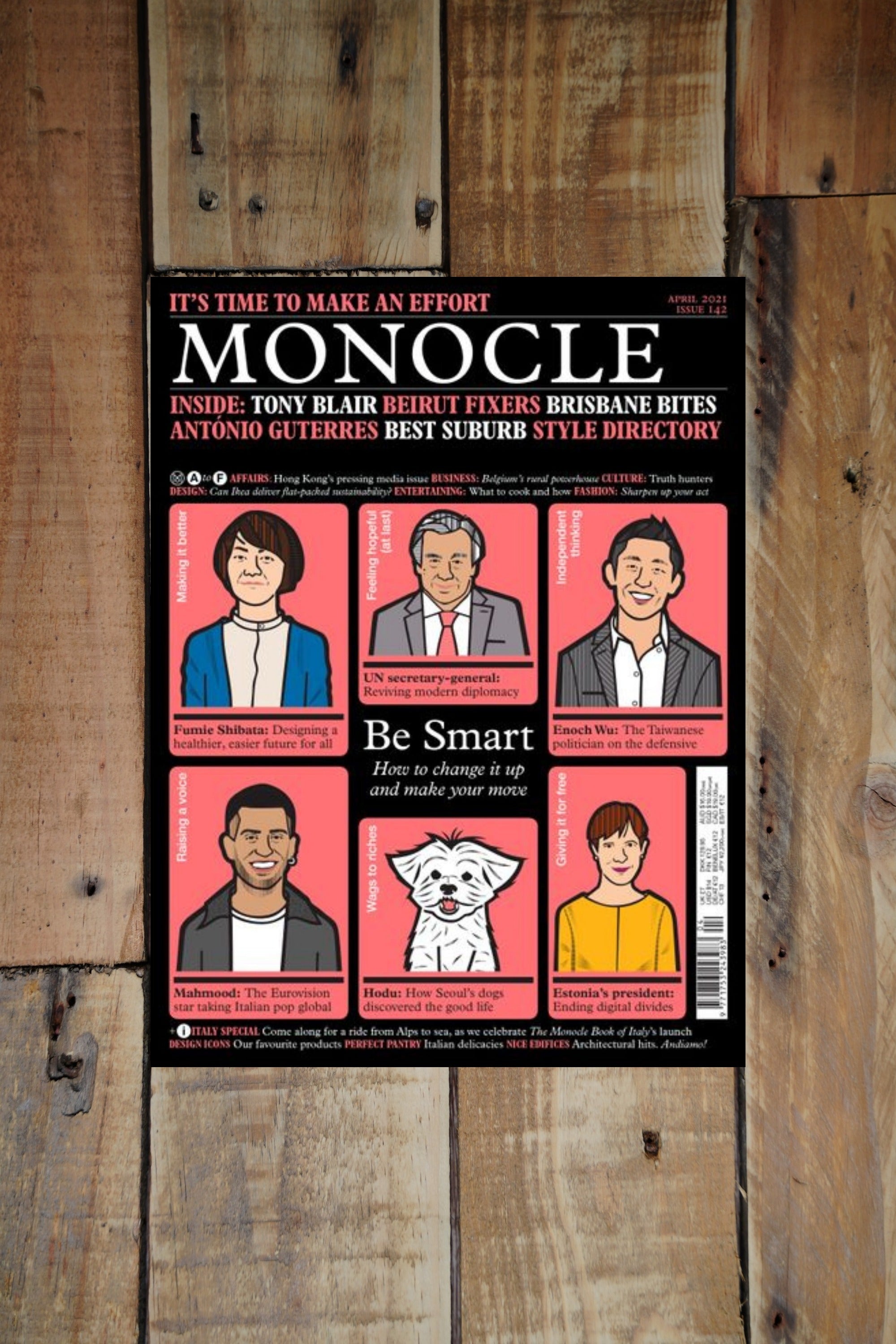 Monocle Magazine Issue 142 April 2021 'Be Smart' Front cover