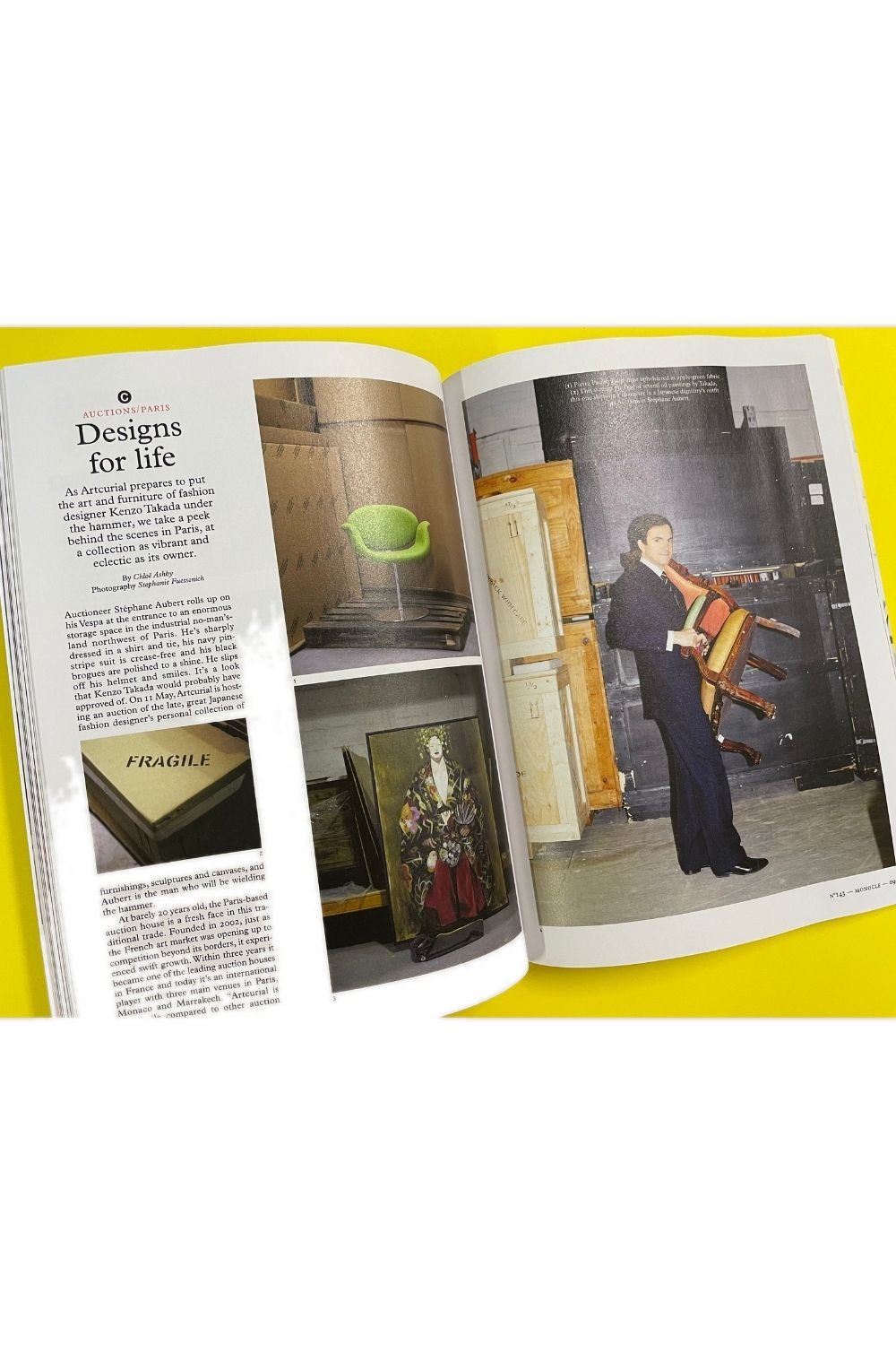 Inside issue 143 of Monocle Magazine