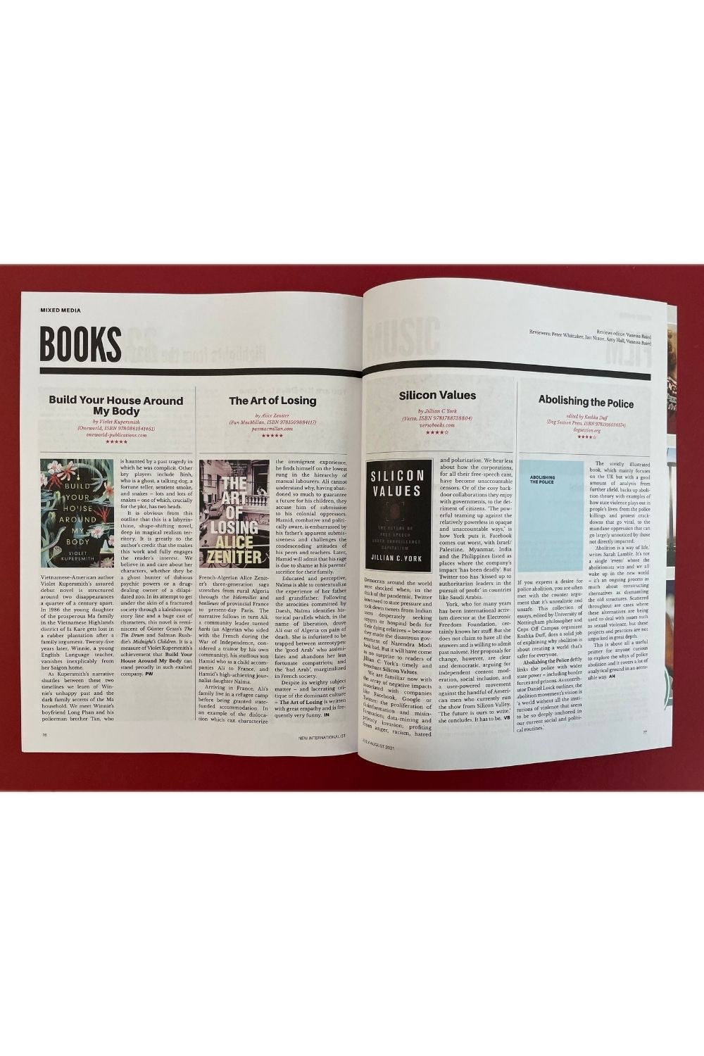 Inside issue 532 of New Internationalist Magazine