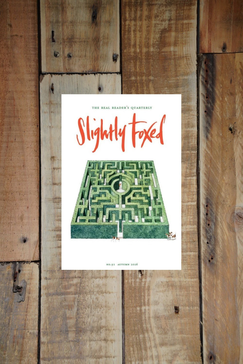 Slightly Foxed 91 Cover