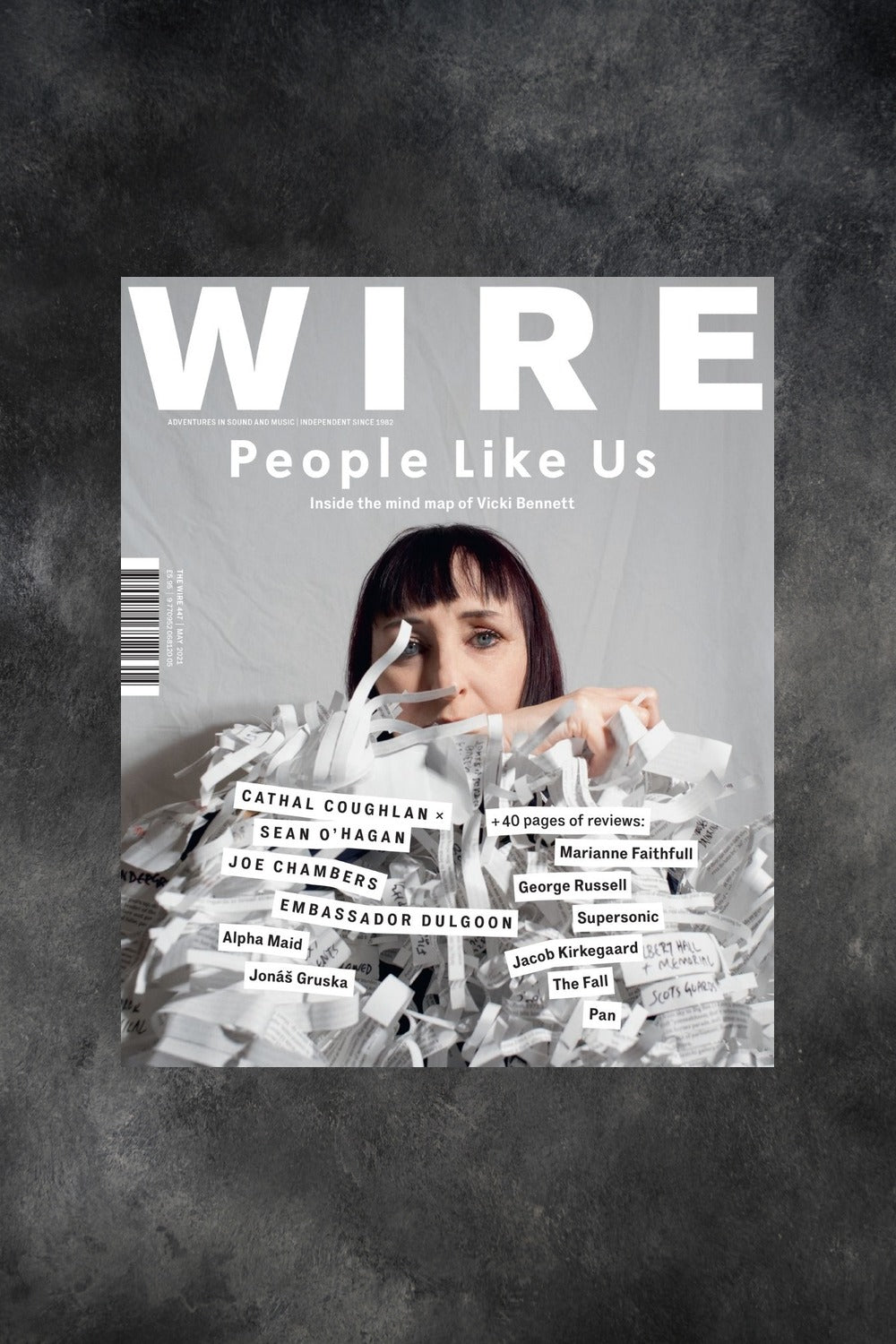 Front cover of The Wire Magazine Issue 447 featuring Vicki Bennett