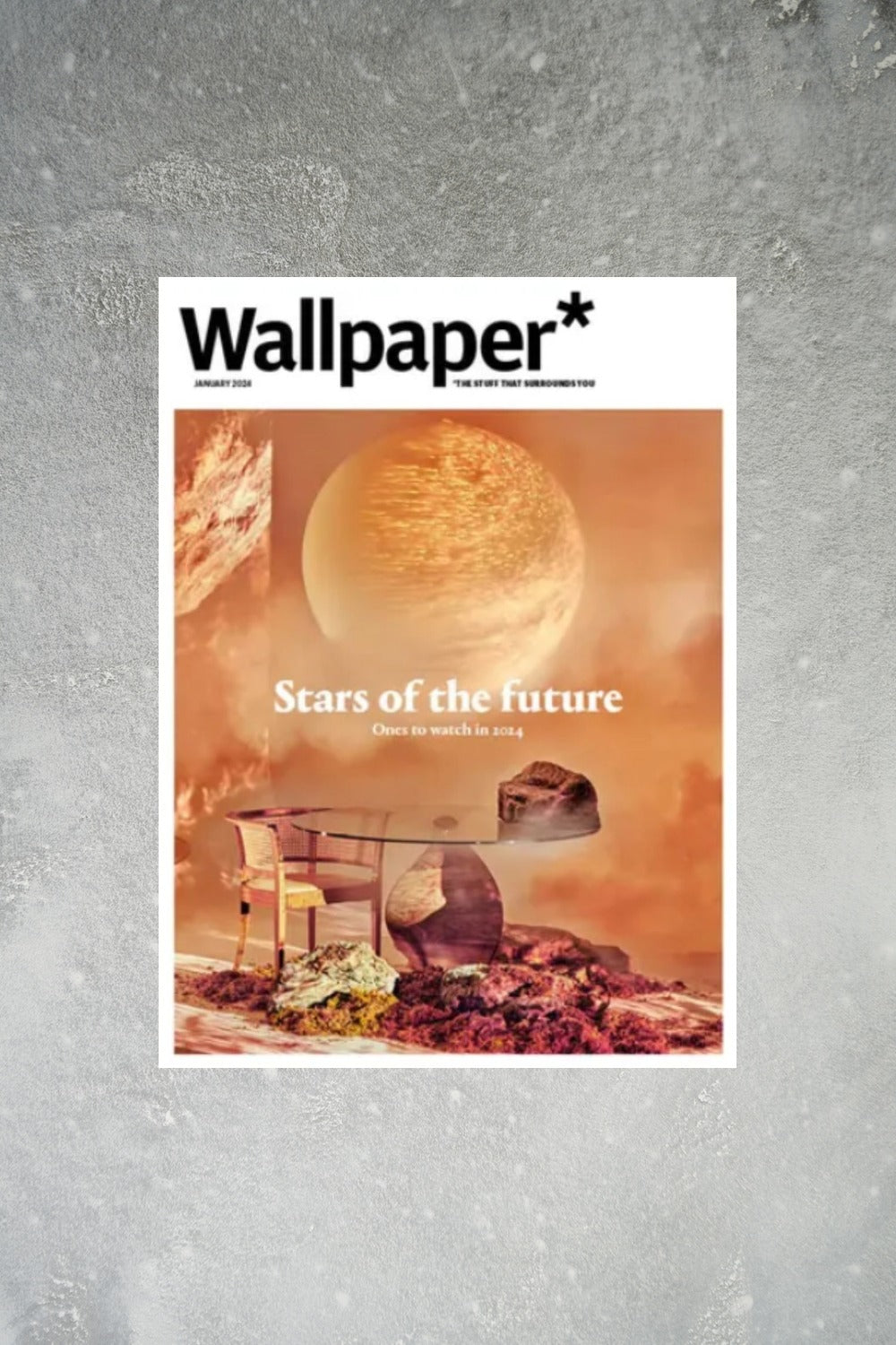 Wallpaper* Magazine cover January 2024 "Stars of the Future"