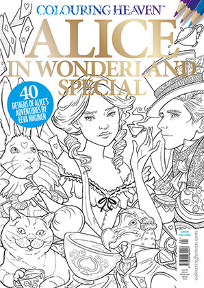 Colouring Heaven Magazine - Alice in Wonderland