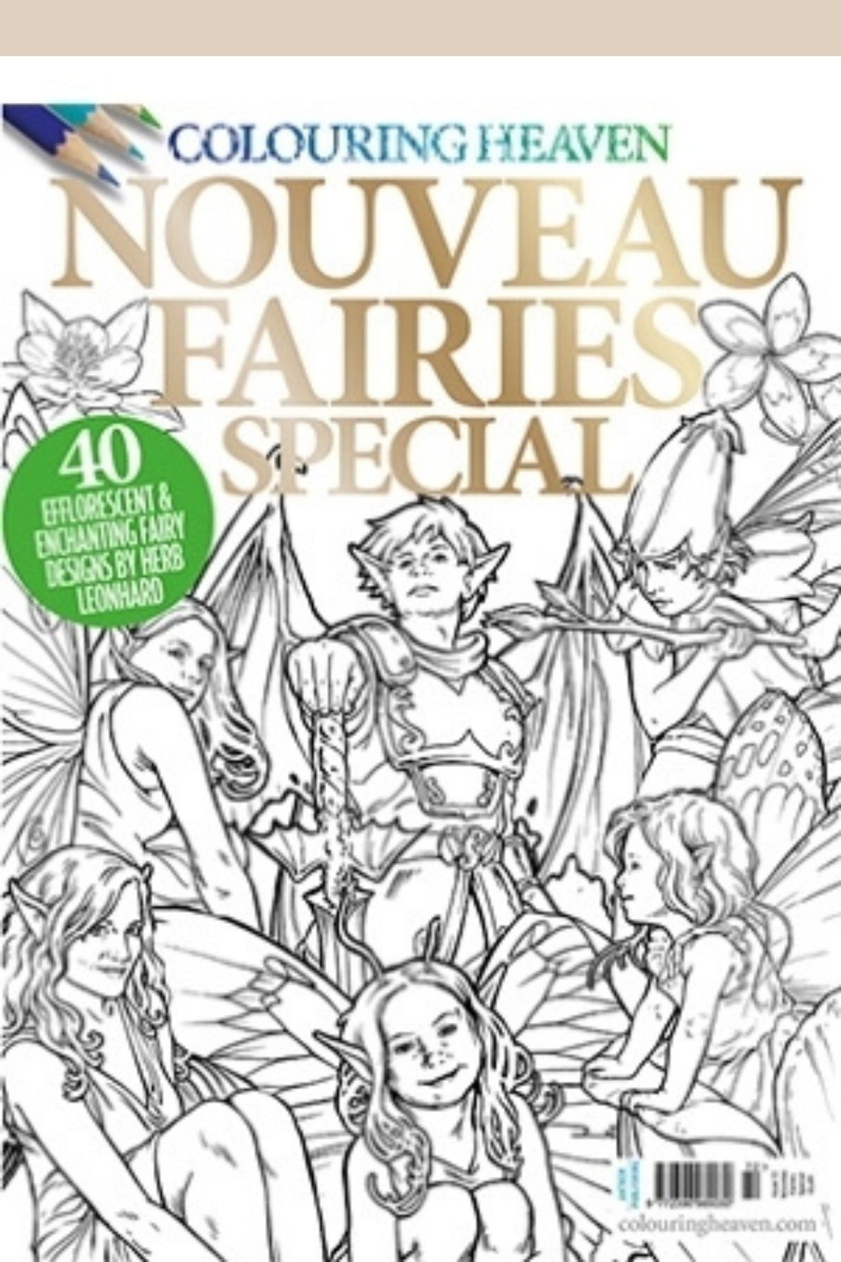 Colouring Heaven #72 Nouveau Fairies Special