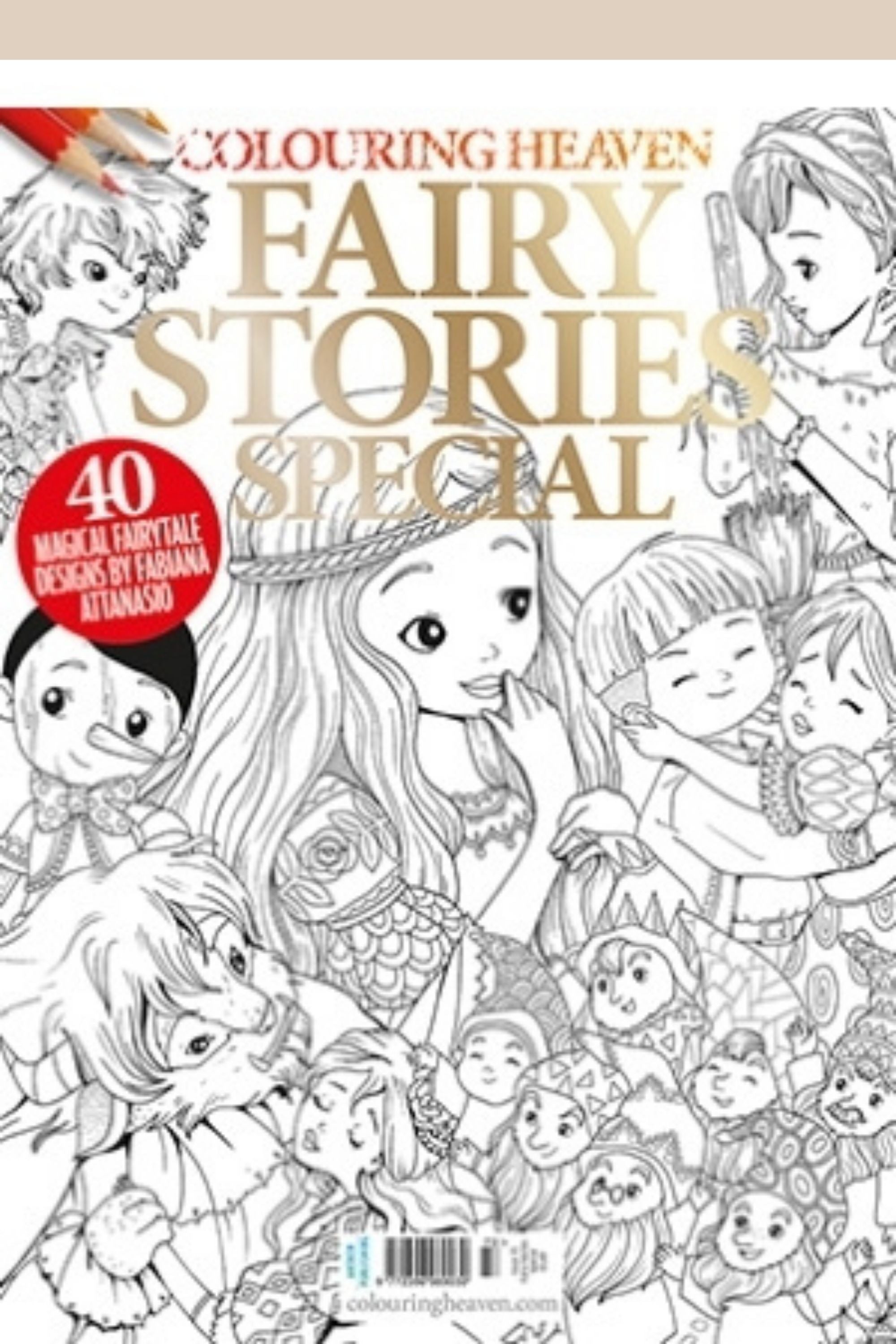 Colouring Heaven magazine Issue 73 Fairy Stories Special cover