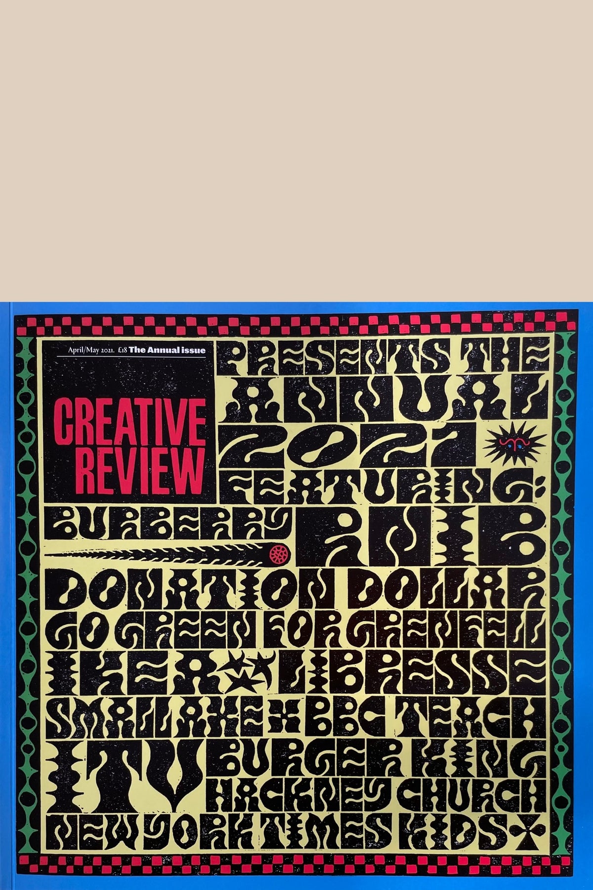 Front Cover of Creative Review April May 2021 at Pics &amp; Ink