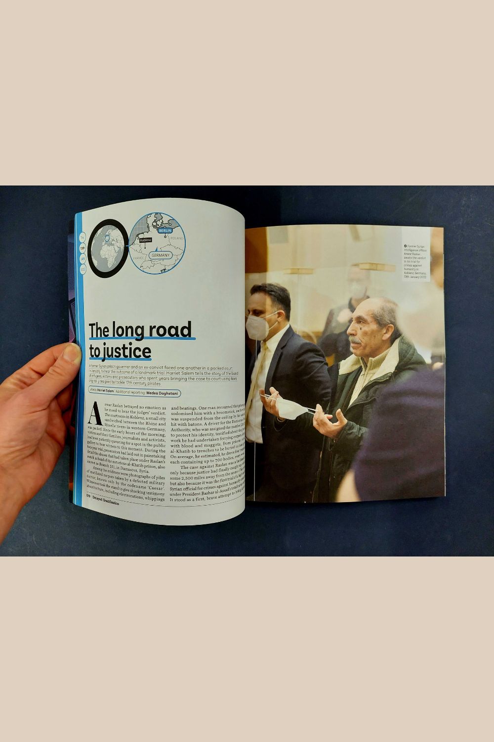 The long road to justice, an article featured in Delayed Gratification, issue 46.