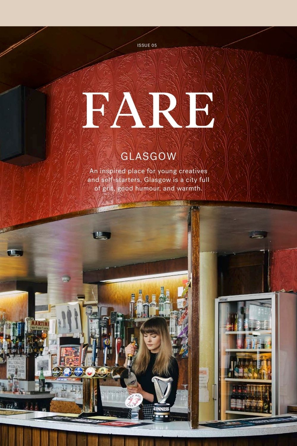 Front cover of Issue 5 of Fare Magazine Glasgow