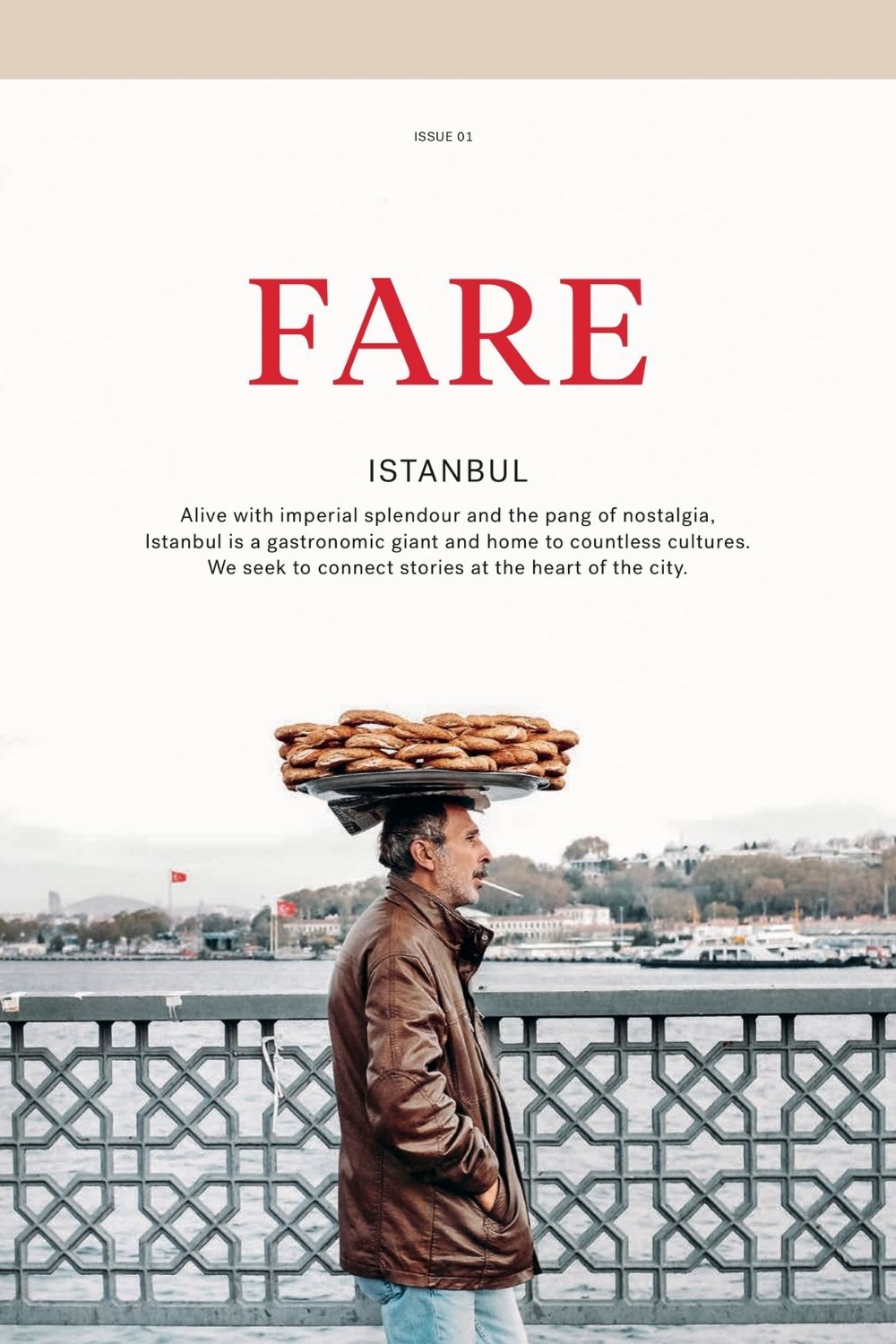 Front cover of Issue 1 of Fare Magazine