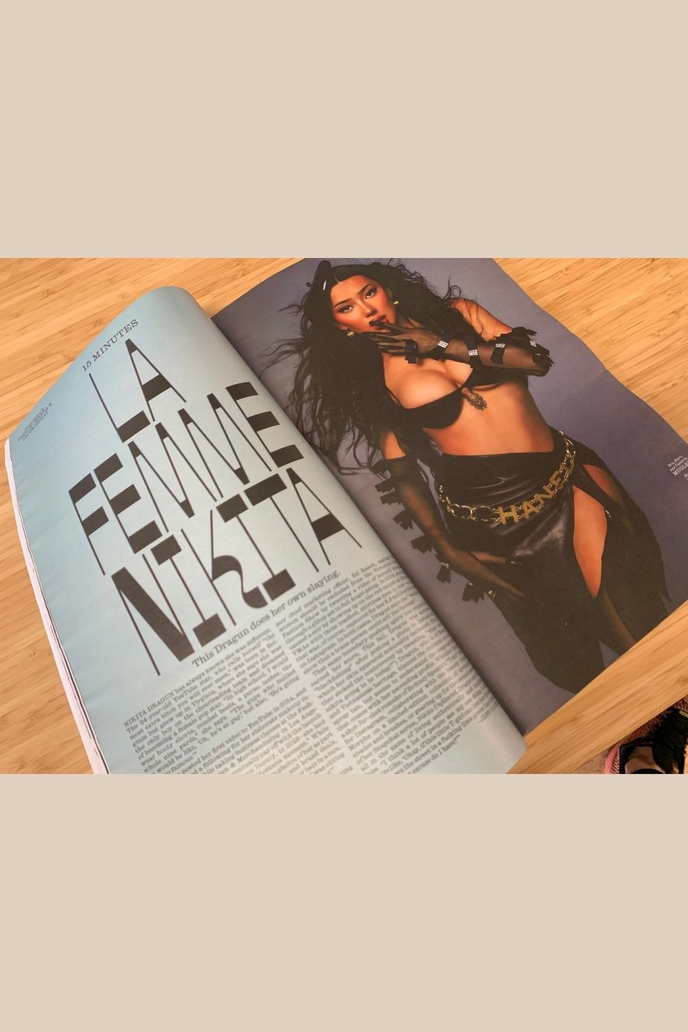Interview TV and Film Magazine Issue 534 La Femme Nikita Article