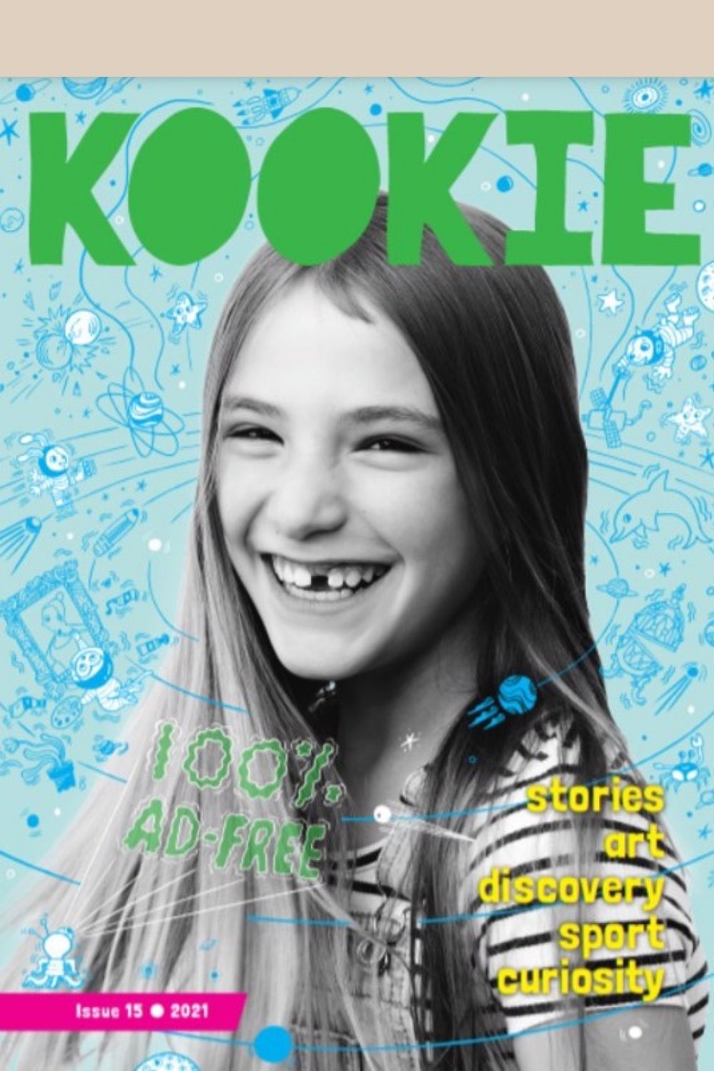 Front cover of Kookie mag issue 15