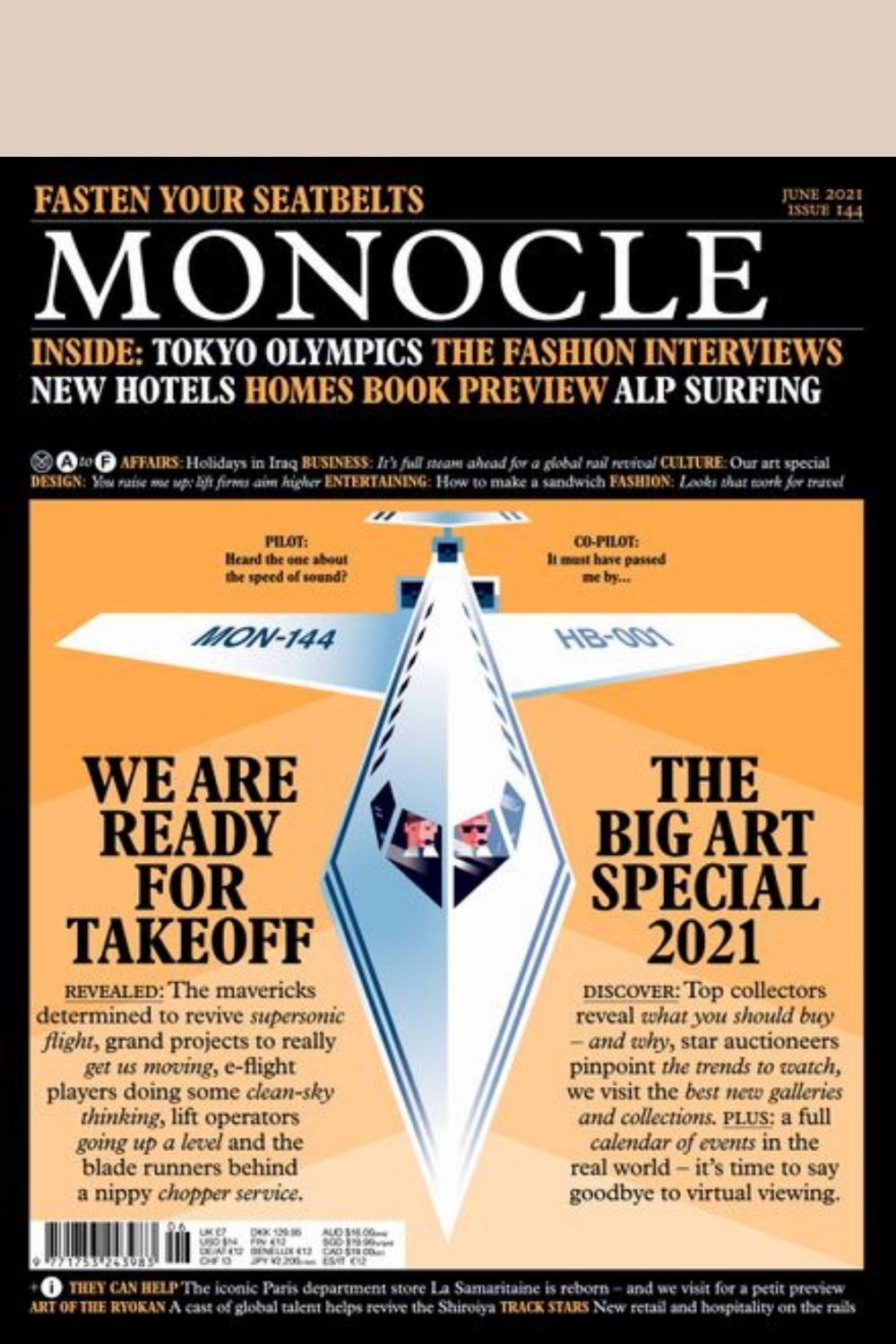 Front cover of Monocle magazine Issue 144
