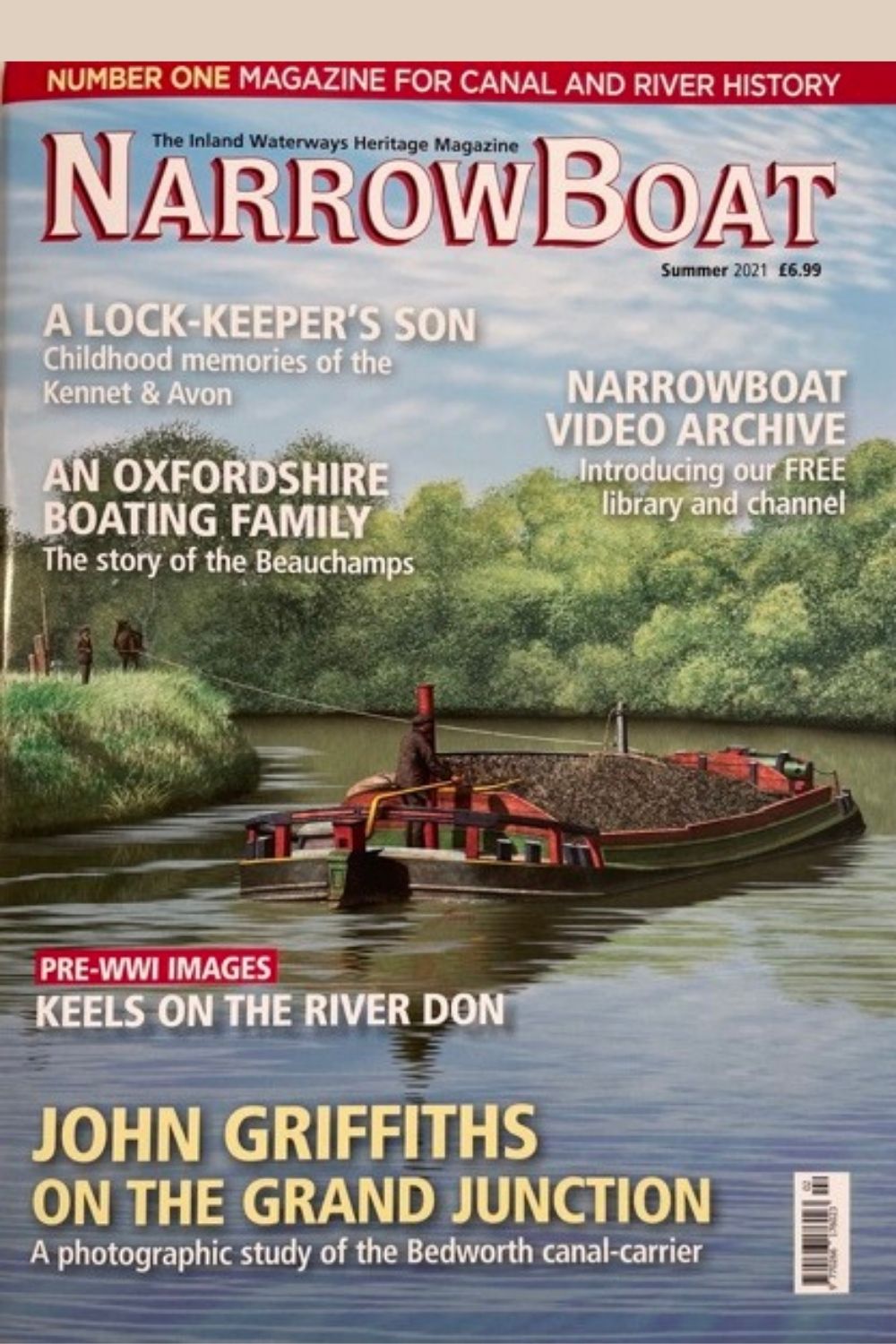 Front cover of Narrowboat Magazine Summer 2021 issue