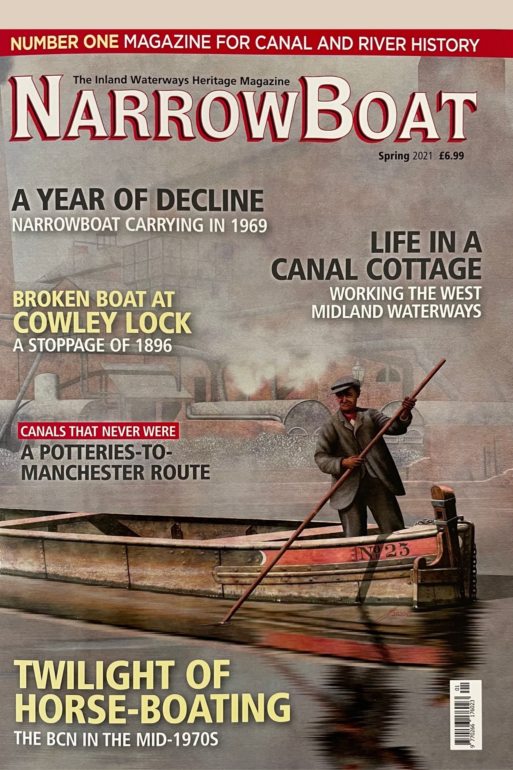 Narrowboat Magazine Spring 2021 cover