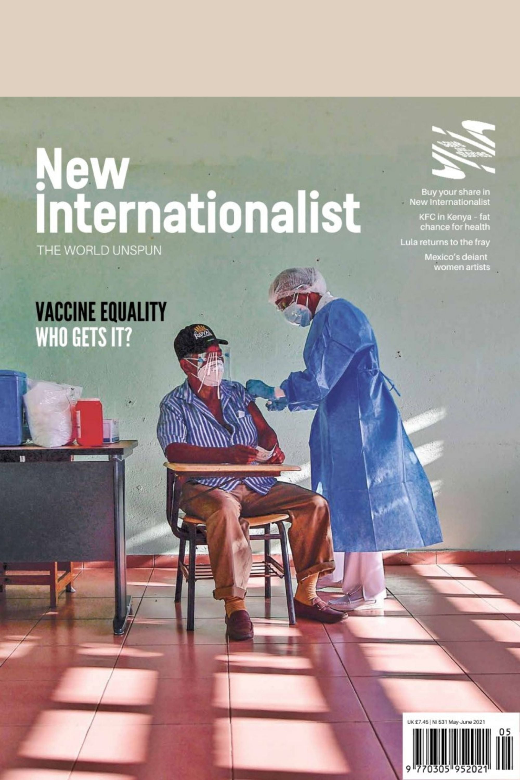 Front cover of New Internationalist mag issue 531 